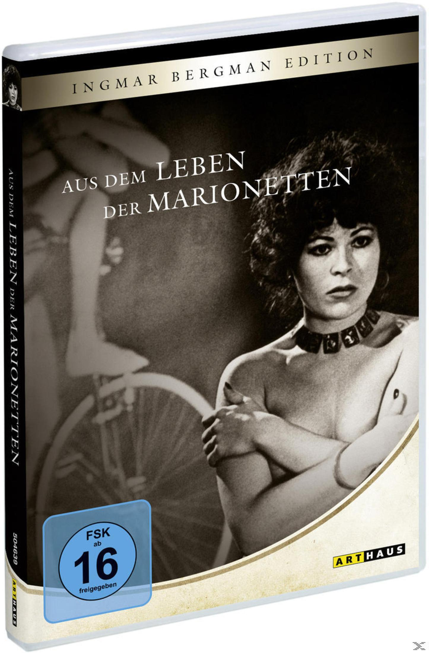 Copertina DVD: Donna con capelli scuri e collana, "Ingmar Bergman Edition".