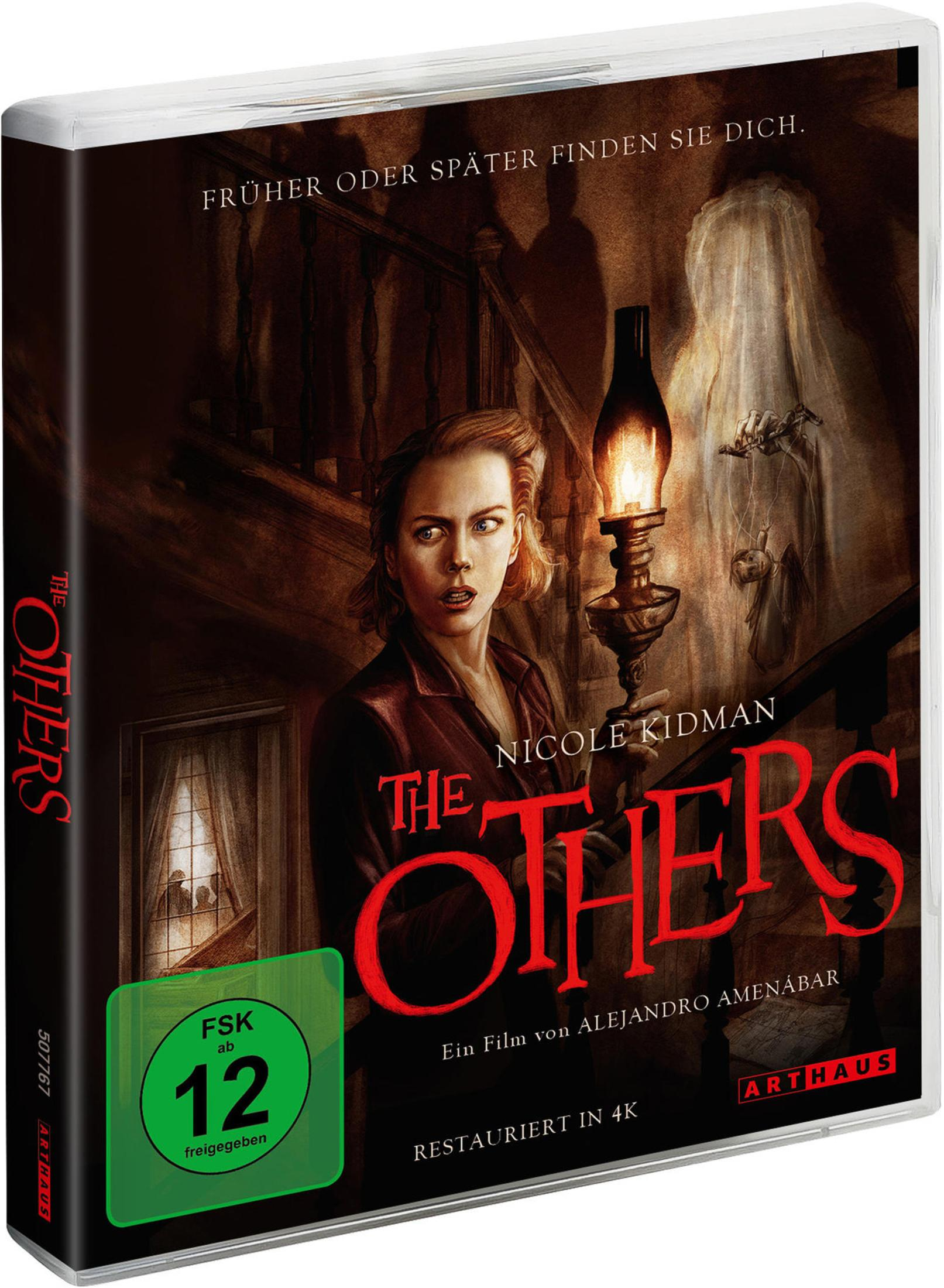 Copertina DVD: Nicole Kidman al buio con lampada, FSK 12.
