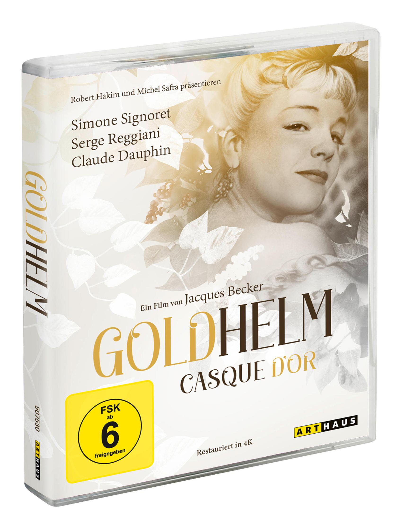 Copertina DVD di 'Goldhelm' con Simone Signoret, rating FSK 6.