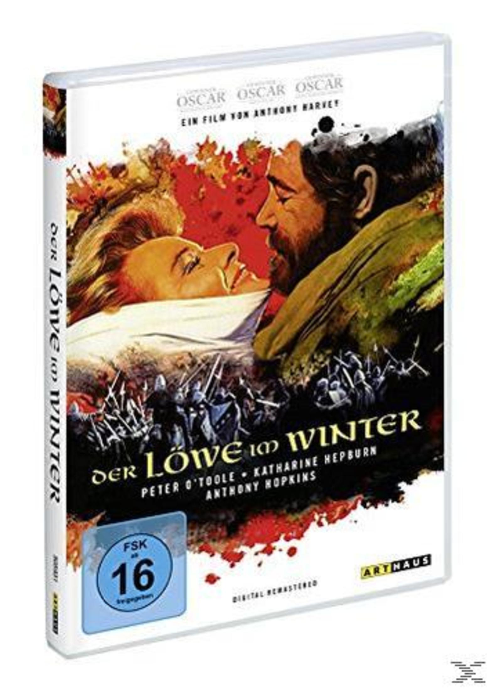 Copertina DVD: "Il leone d'inverno" con Peter O'Toole, Katharine Hepburn, Anthony Hopkins.