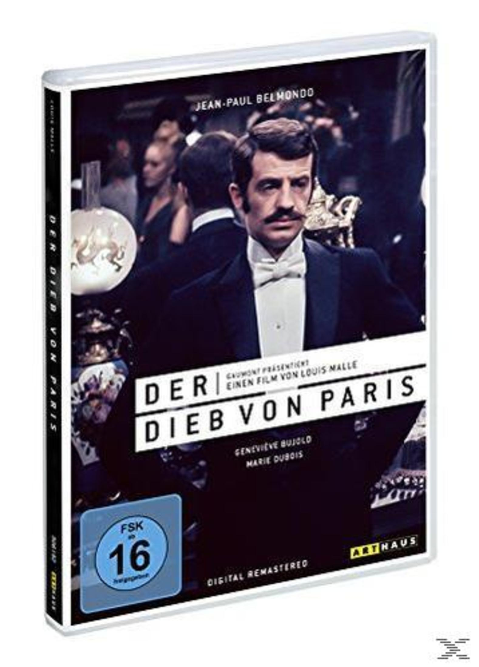 Jean-Paul Belmondo indossa uno smoking sulla copertina de "Il ladro di Parigi".