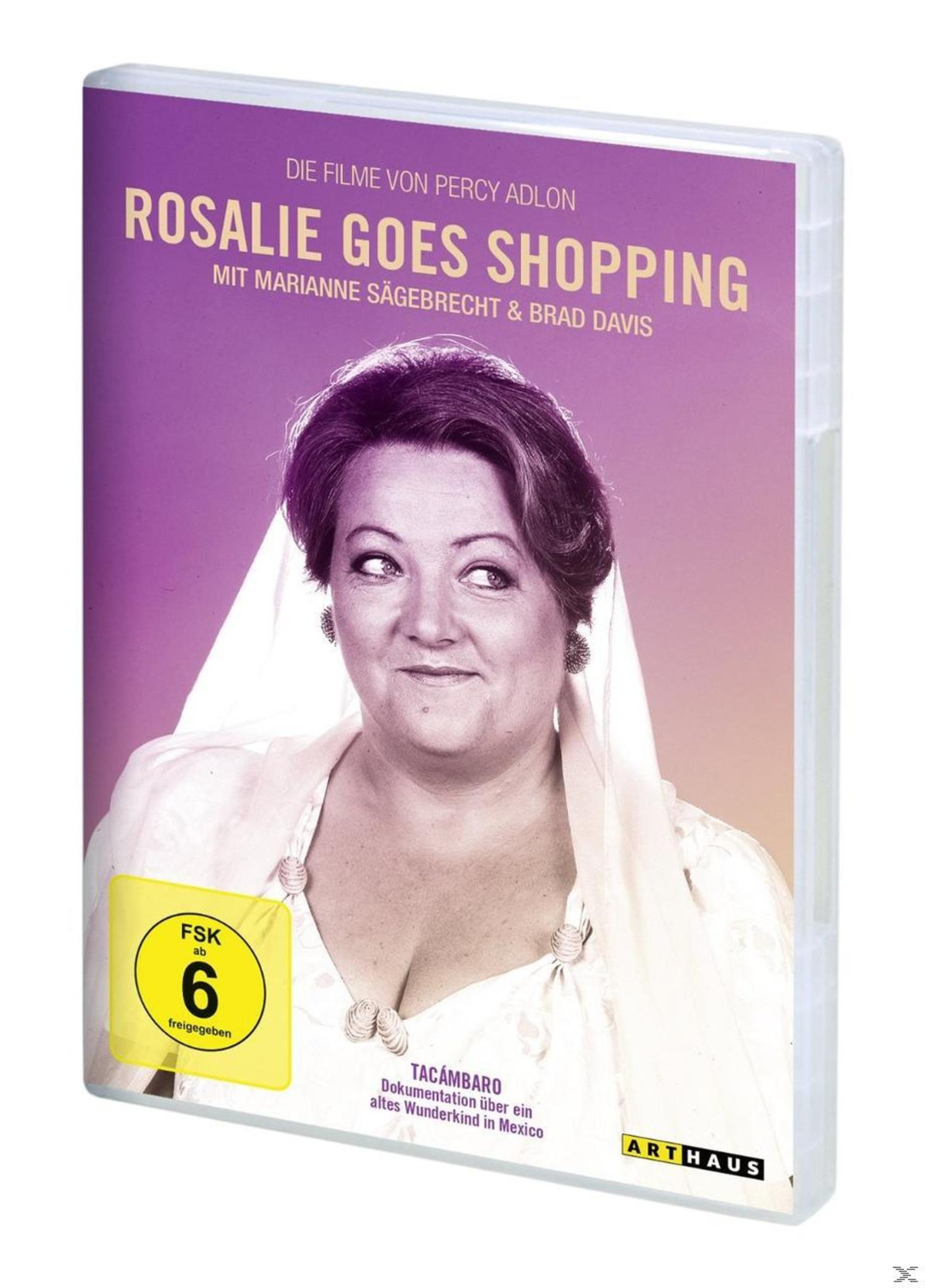 Copertina DVD: Rosalie Goes Shopping con Marianne Sägebrecht, FSK 6.
