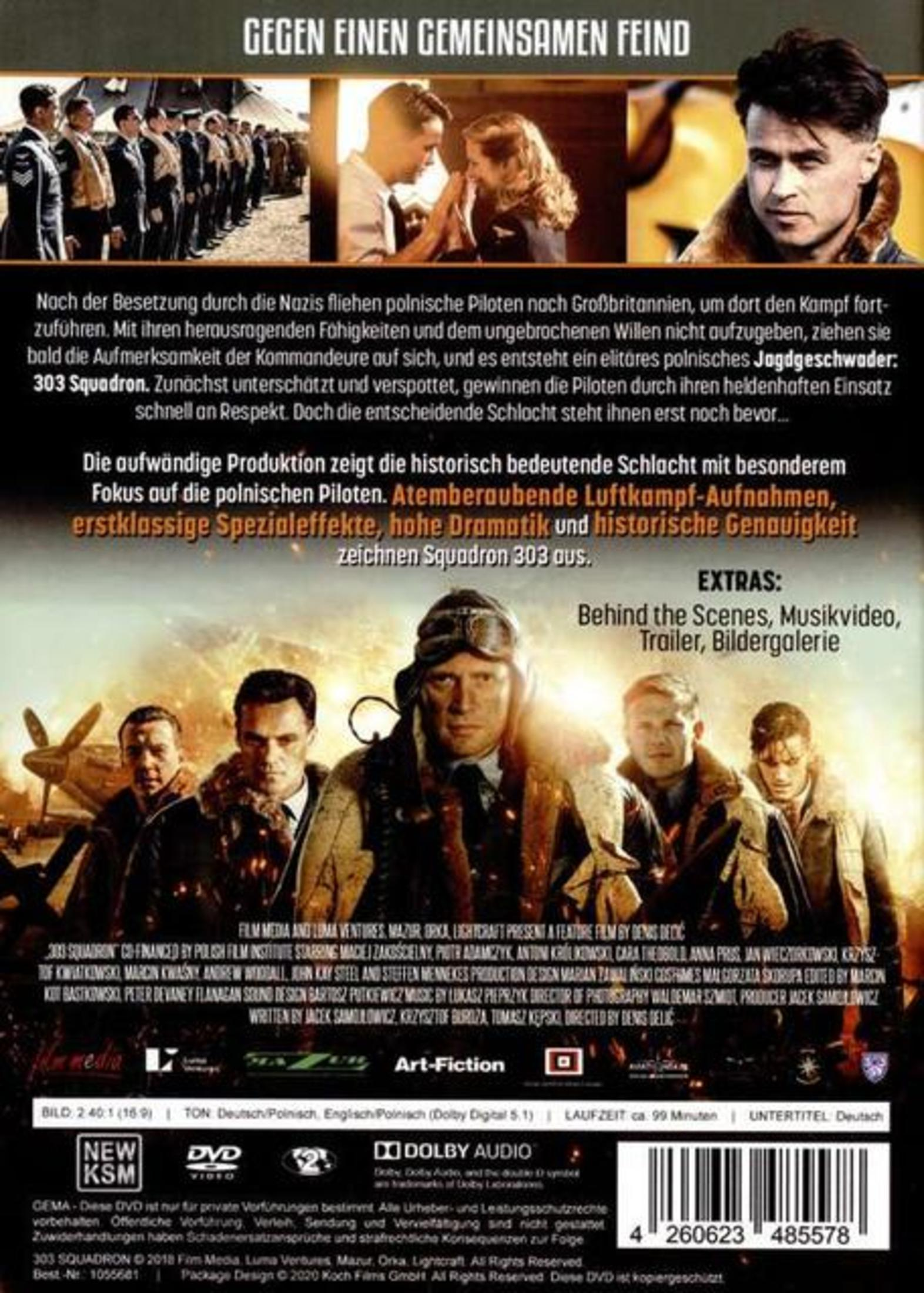 Poster del film con tre piloti in uniforme, un uomo in primo piano.