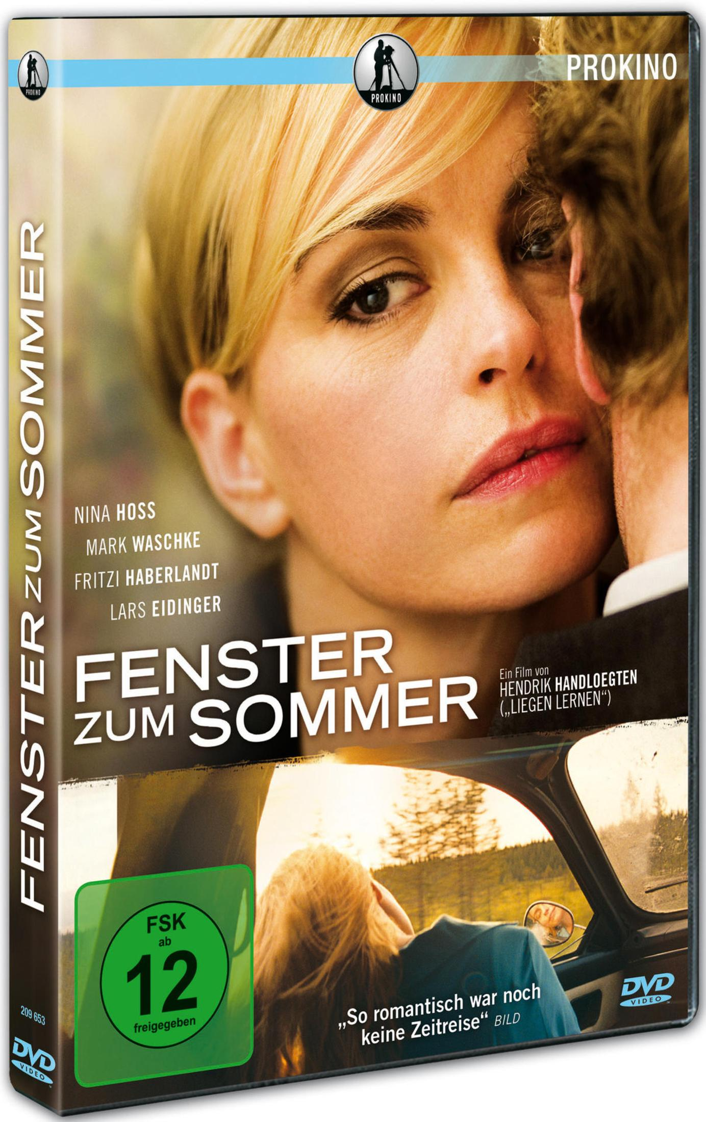 Copertina DVD: Primo piano di due volti, titolo 'Fenster zum Sommer', FSK 12.