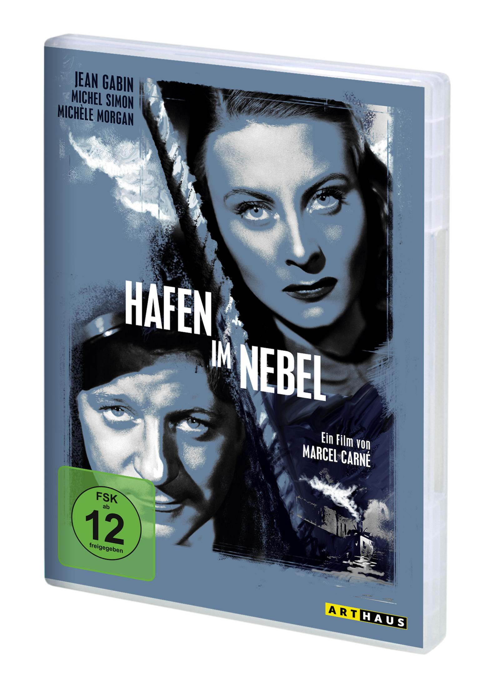 Poster del film "Il porto delle nebbie" con Jean Gabin e Michèle Morgan, FSK 12.