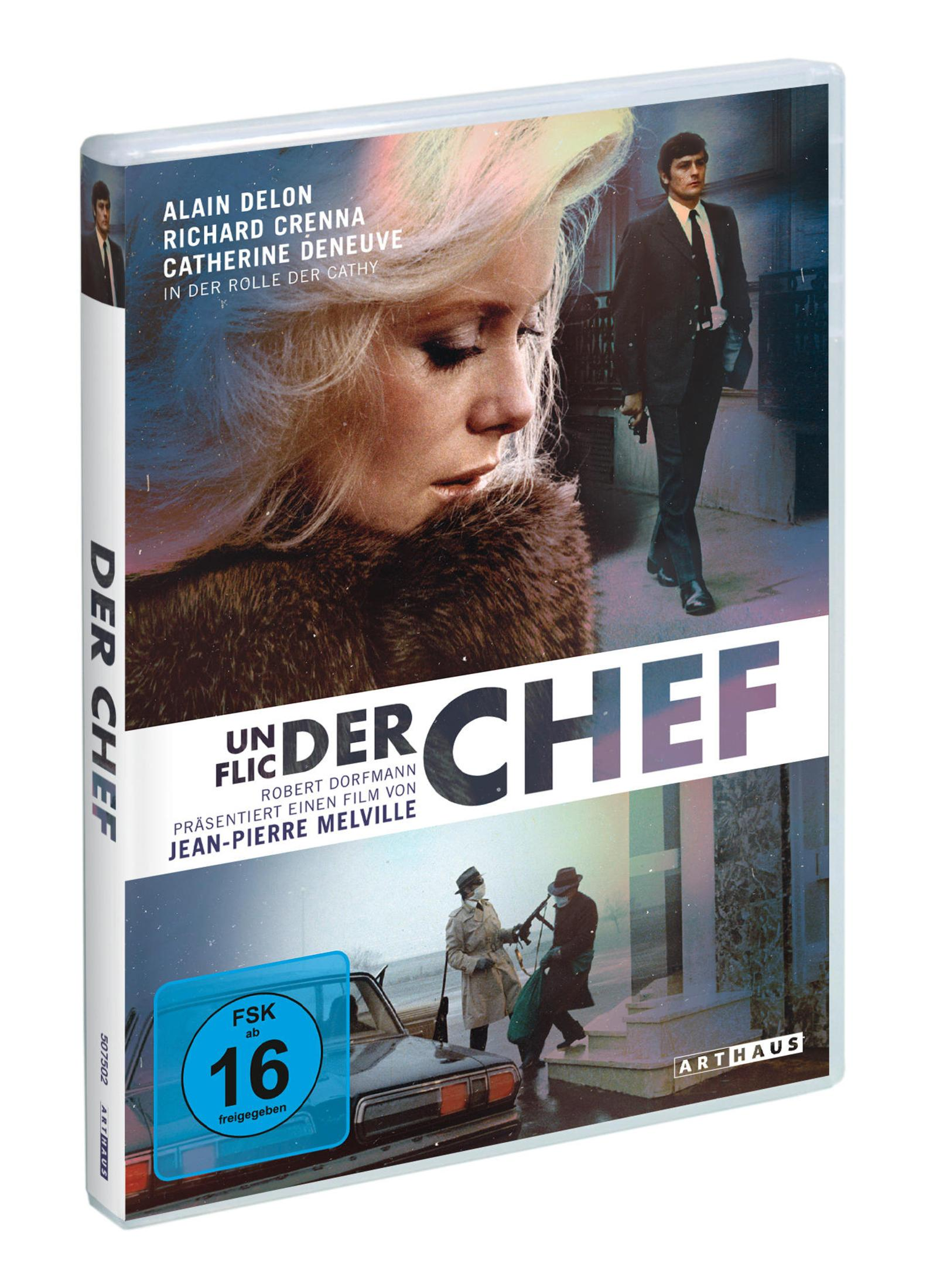 Copertina film: Alain Delon, Catherine Deneuve; "Lo Chef"; FSK 16