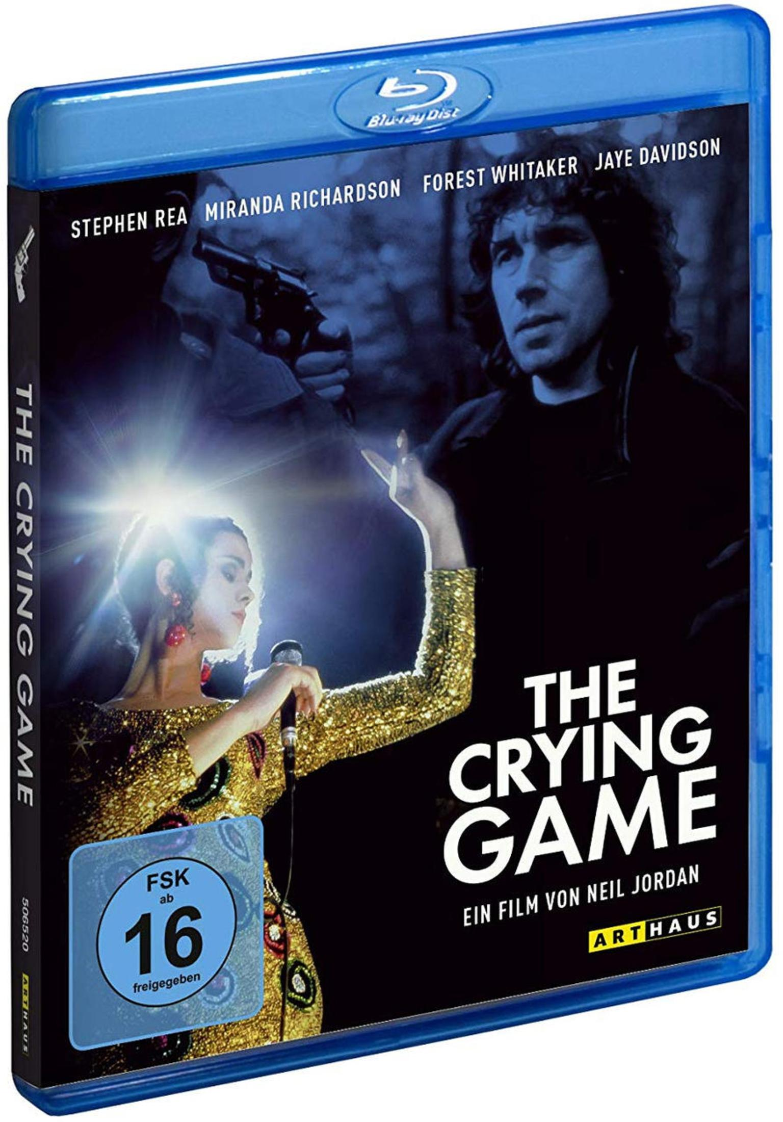Custodia Blu-ray per 'The Crying Game' con attori e classificazione 16.