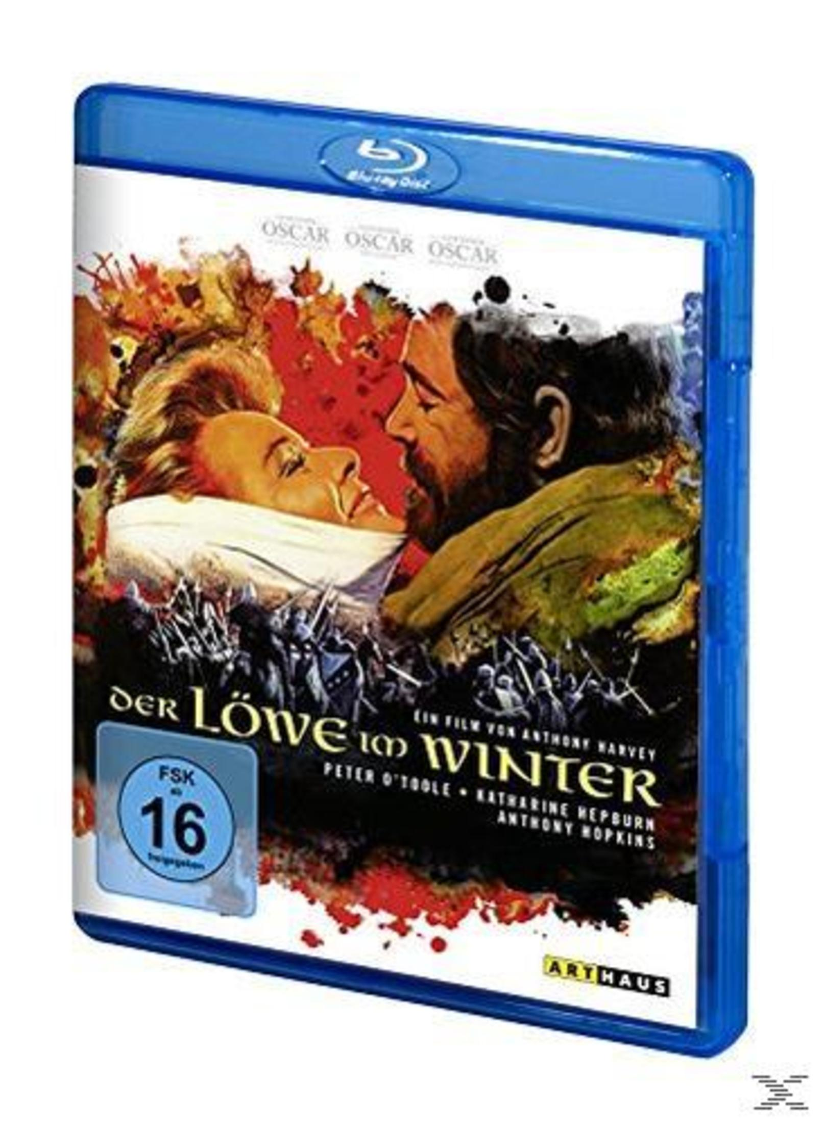 Custodia Blu-ray de 'Il leone d'inverno' con attori e rating FSK 16.