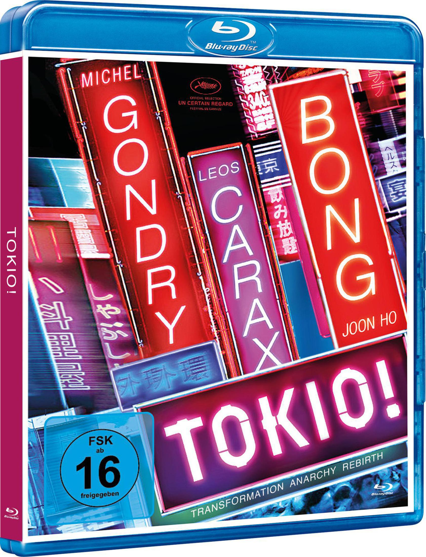 Copertina Blu-ray con insegne al neon luminose con nomi di registi.