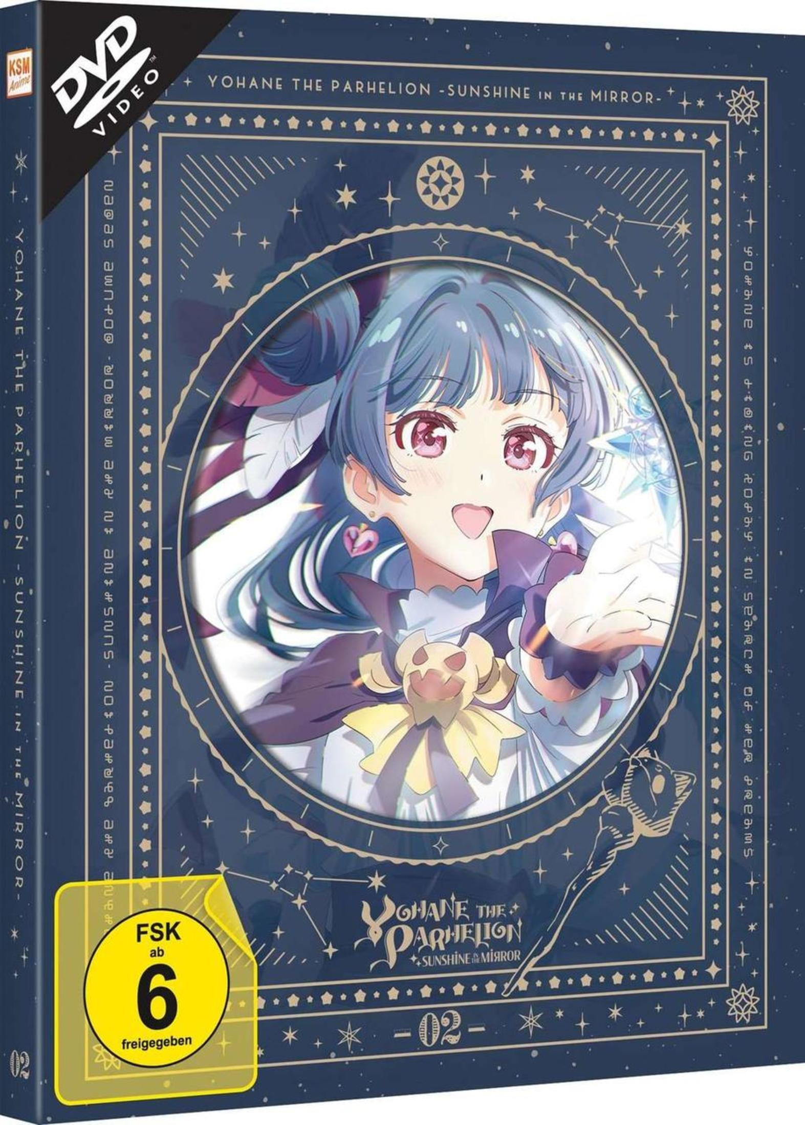 Custodia DVD con personaggio anime, design stellato e rating FSK 6.