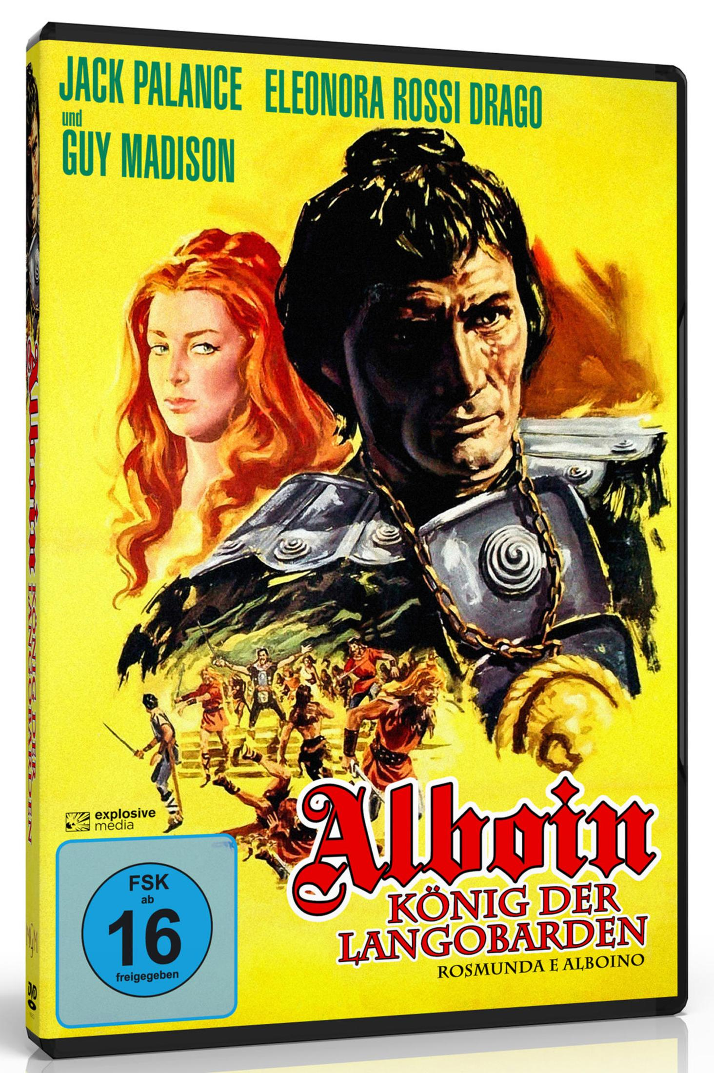 Poster del film: Jack Palance ed Eleonora Rossi Drago nei panni di Alboino, Re dei Longobardi.