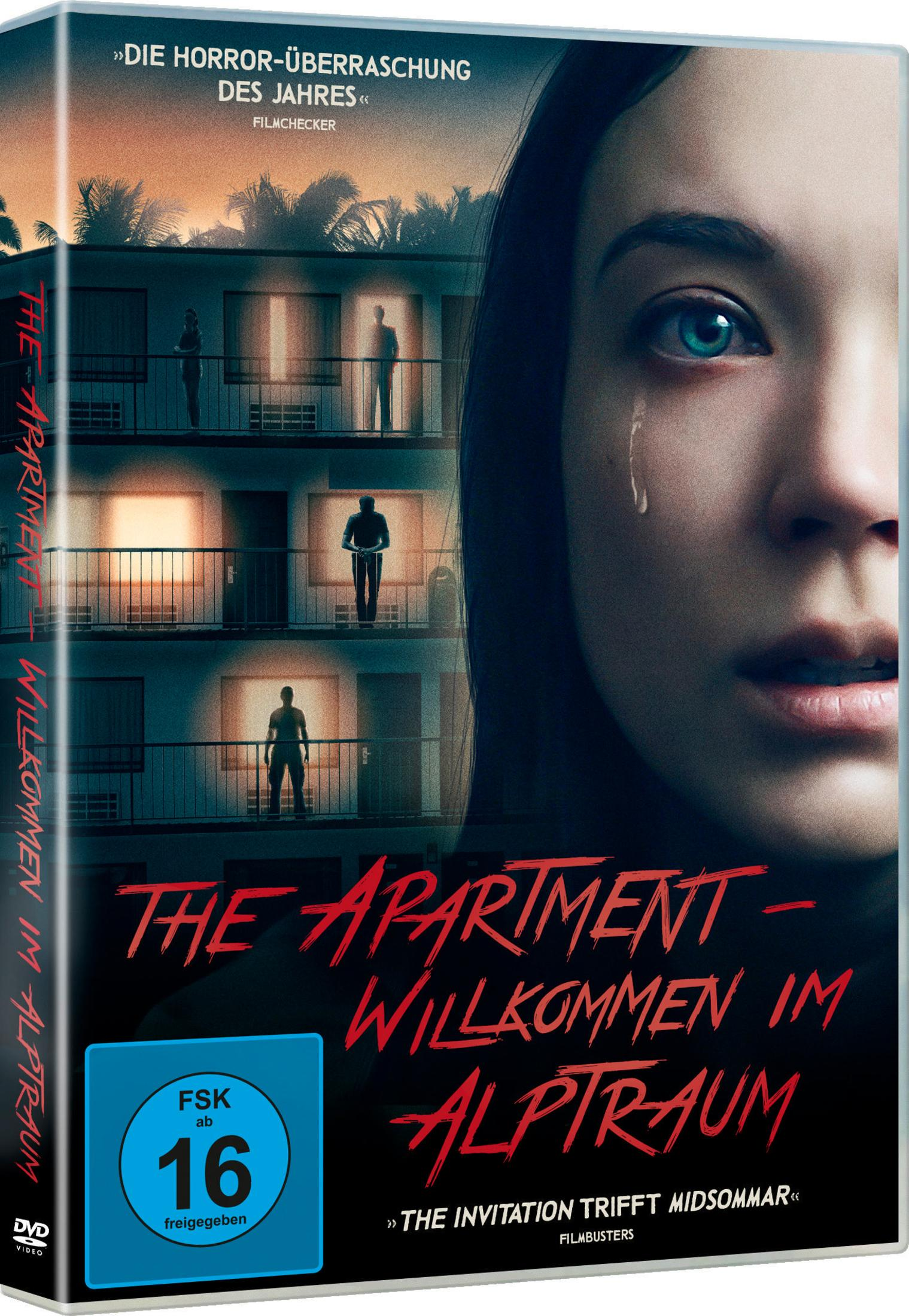 Copertina DVD horror: Primo piano di un volto che piange, hotel sullo sfondo.