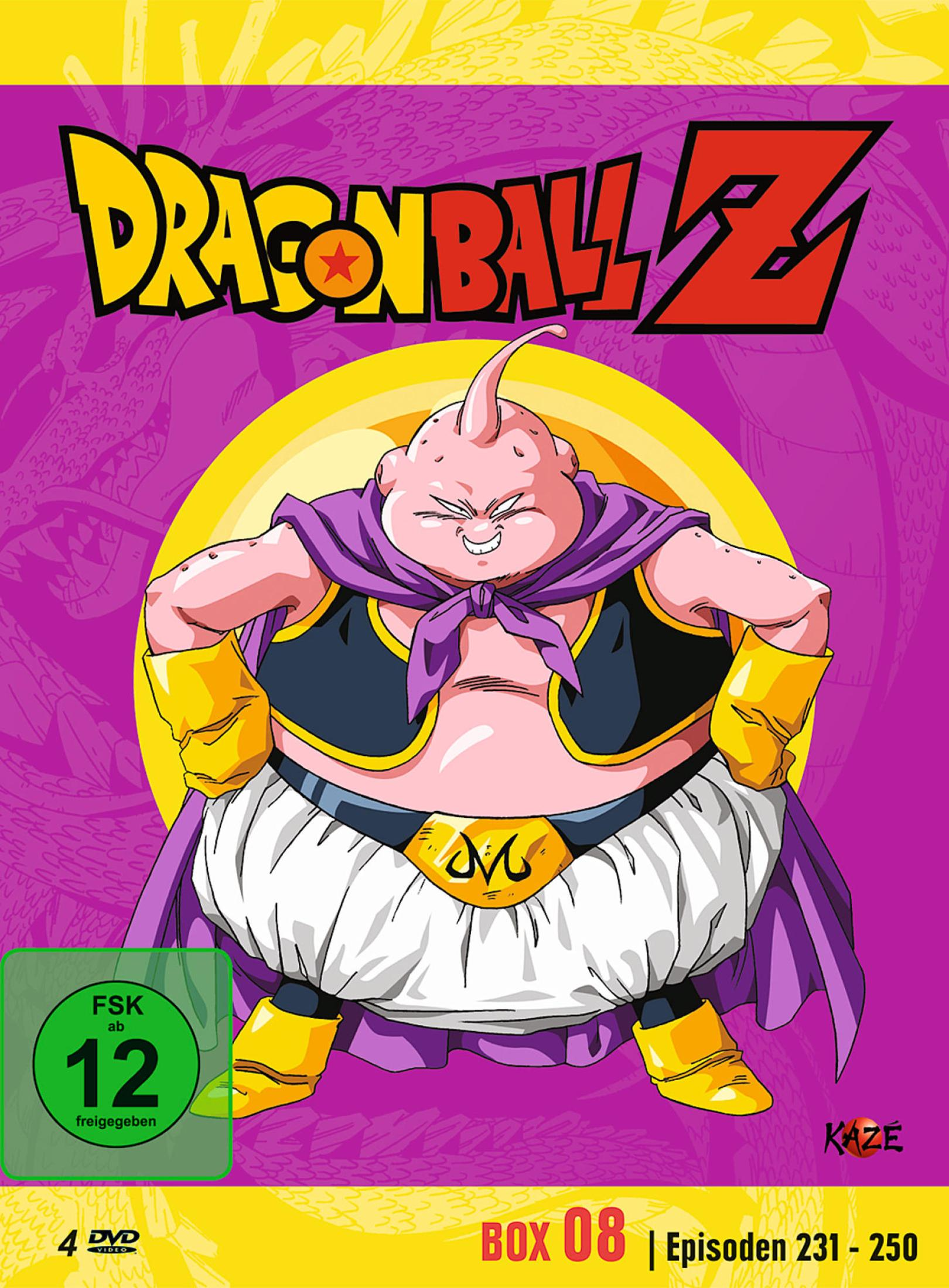 Dragon Ball Z Box 08 con Majin Buu, rating FSK 12.
