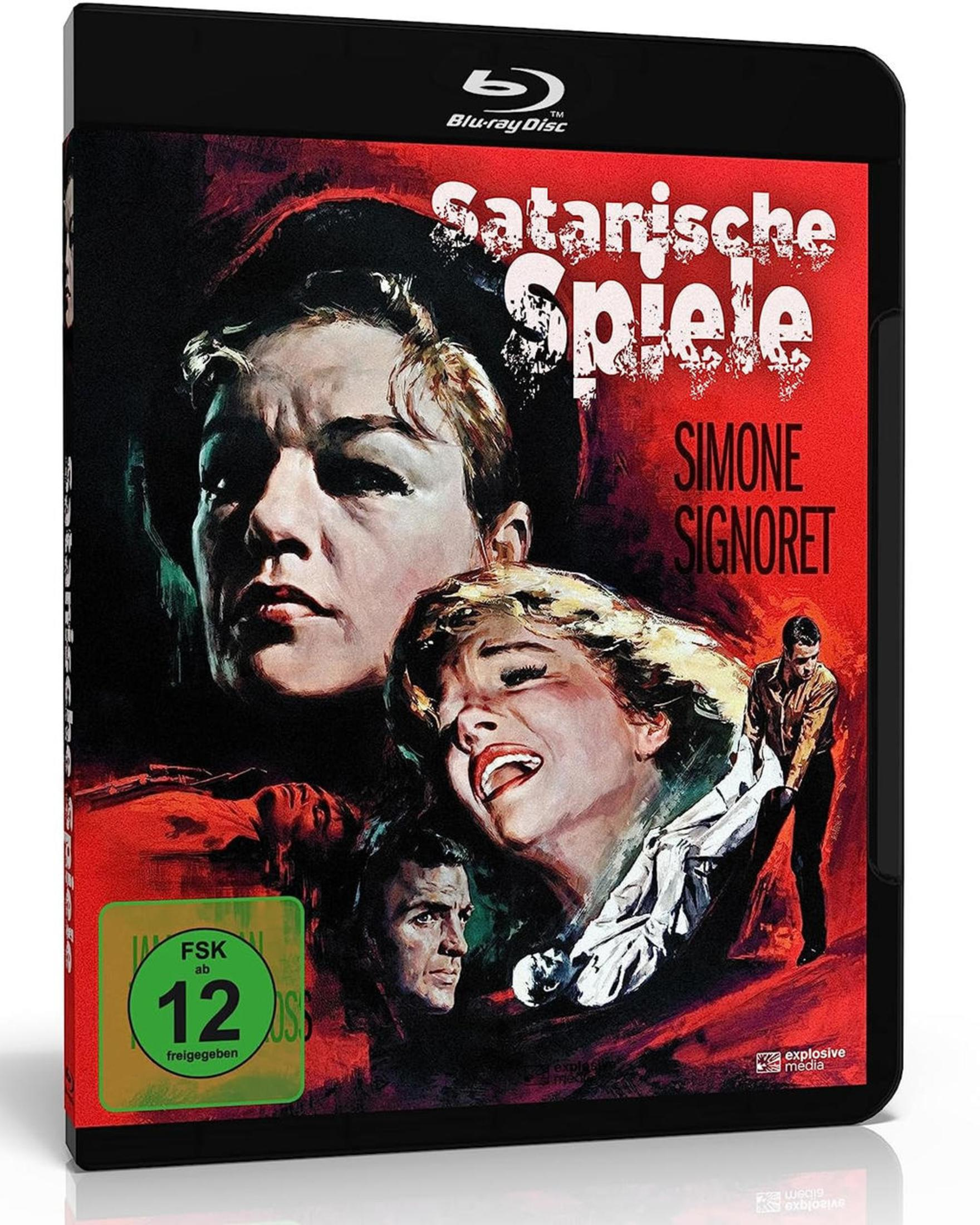Copertina Blu-ray: "Satanische Spiele" con Simone Signoret, FSK 12.