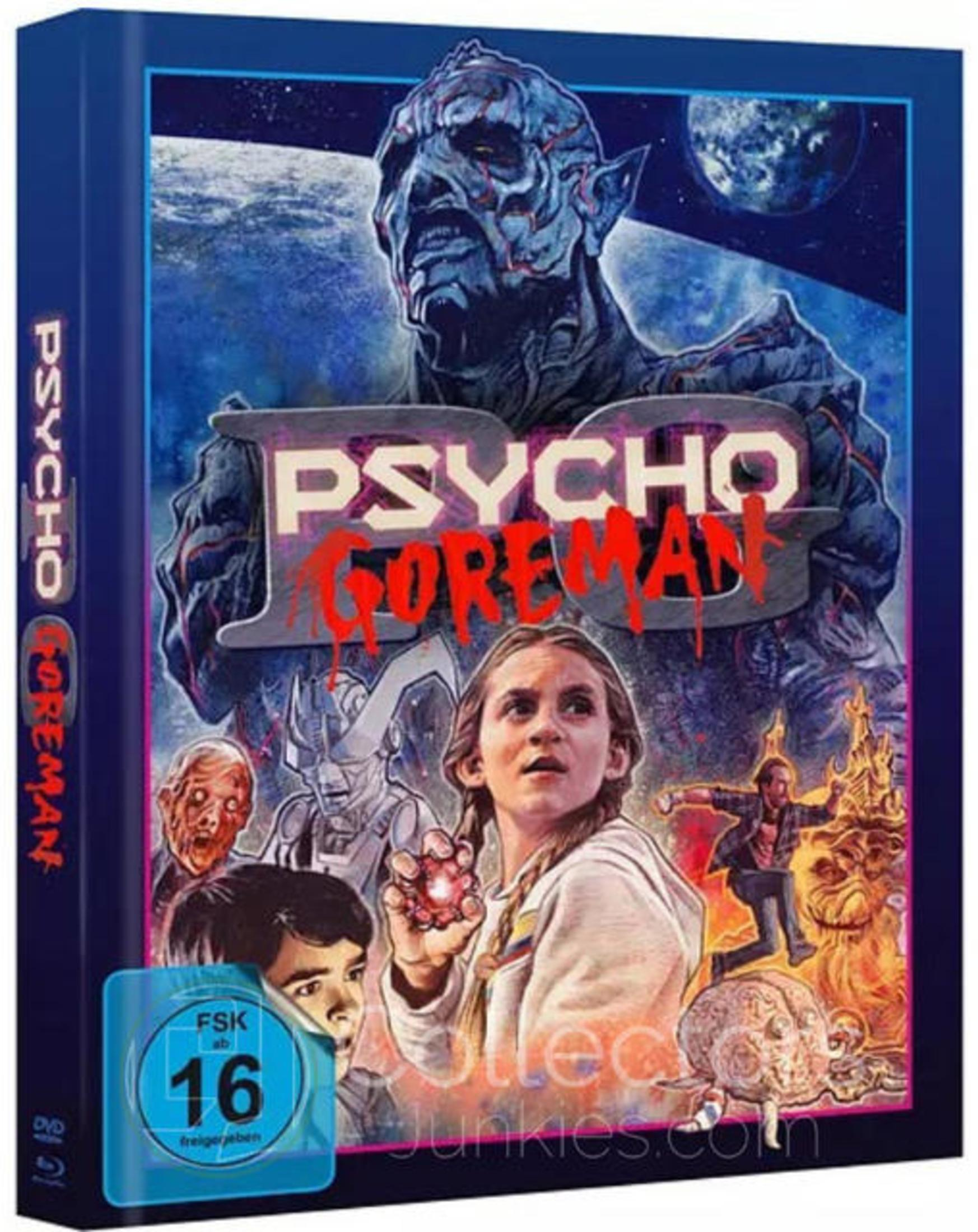 Copertina DVD mostro 'Psycho Goreman' con rating FSK 16.
