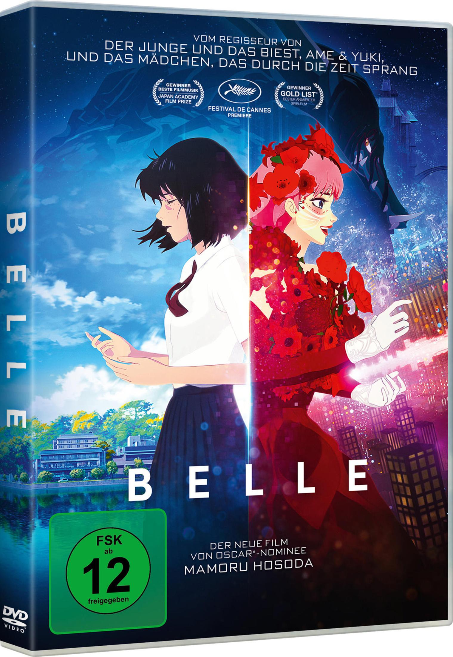 Due ragazze, una coi capelli neri, una coi capelli rosa, su un poster di film anime.