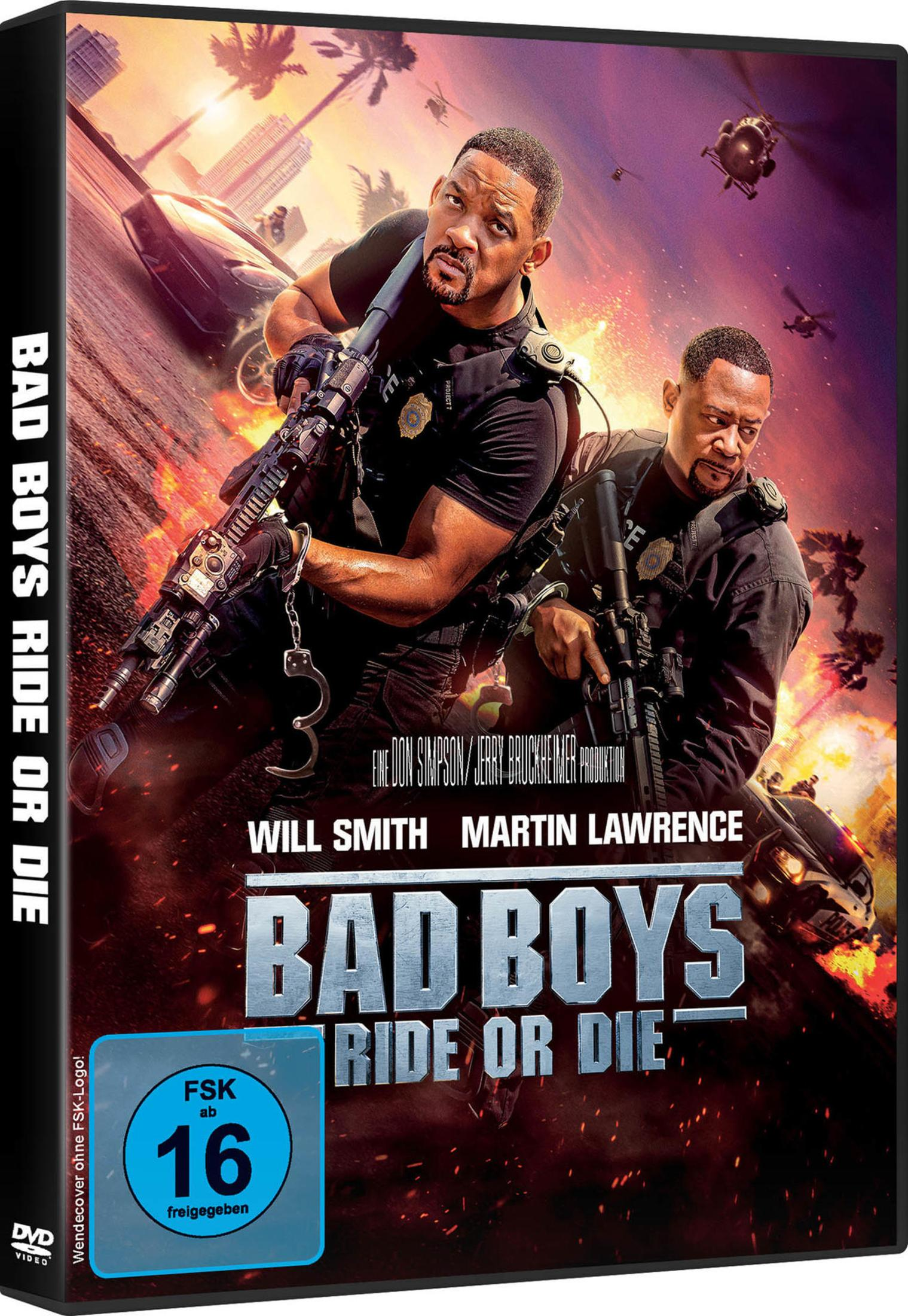 Will Smith e Martin Lawrence in "Bad Boys: Ride or Die". Due poliziotti con armi.