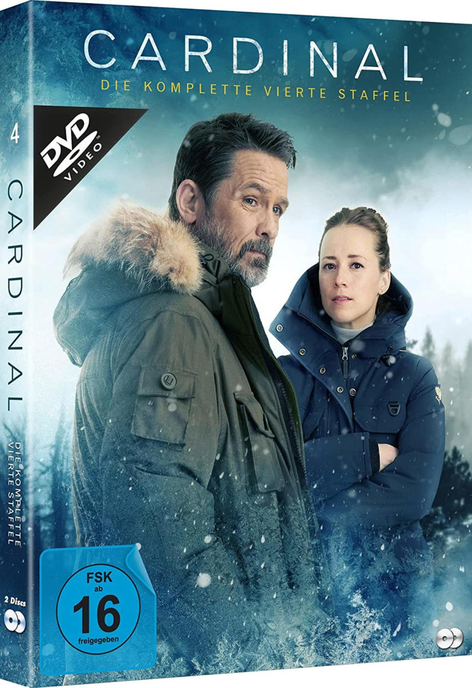 Copertina DVD Cardinal Stagione 4, con due personaggi principali in abiti invernali.
