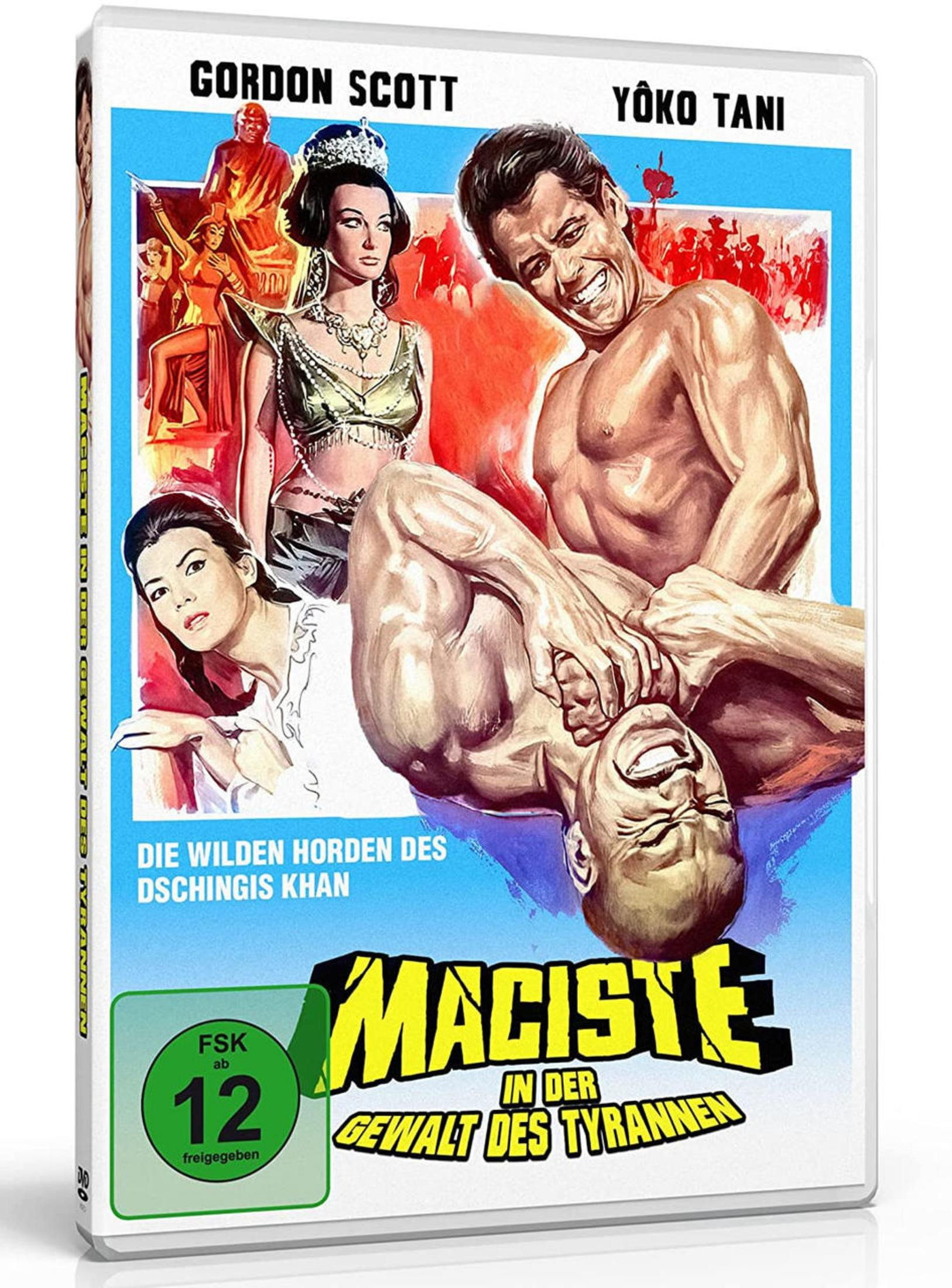 Poster del film: Gordon Scott e Yôko Tani in "Maciste nella gabbia dei tiranni"