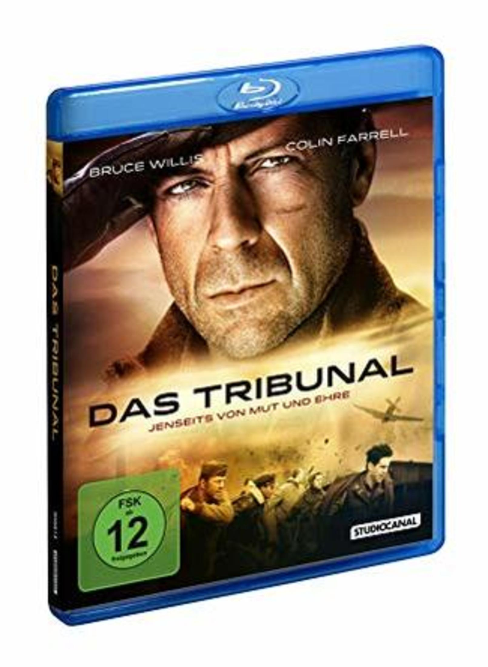 Copertina Blu-ray de "Il Recluta" (Das Tribunal) con Bruce Willis. FSK 12.