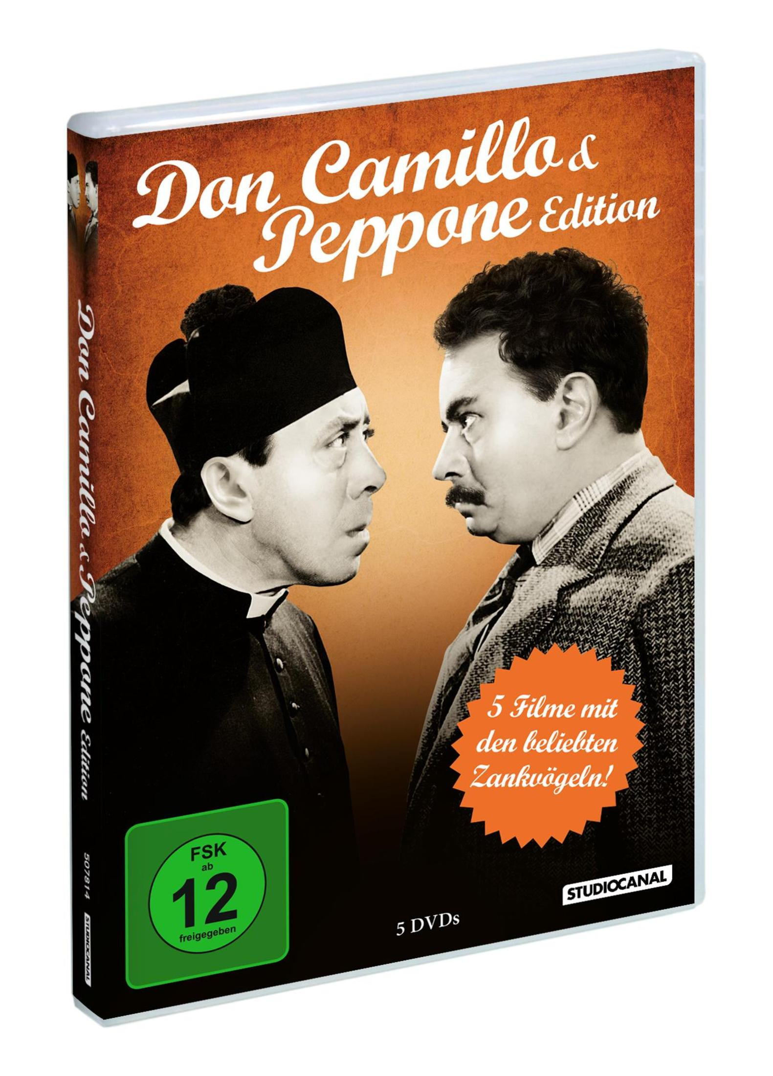 Copertina DVD: Edizione Don Camillo & Peppone con rating FSK 12.