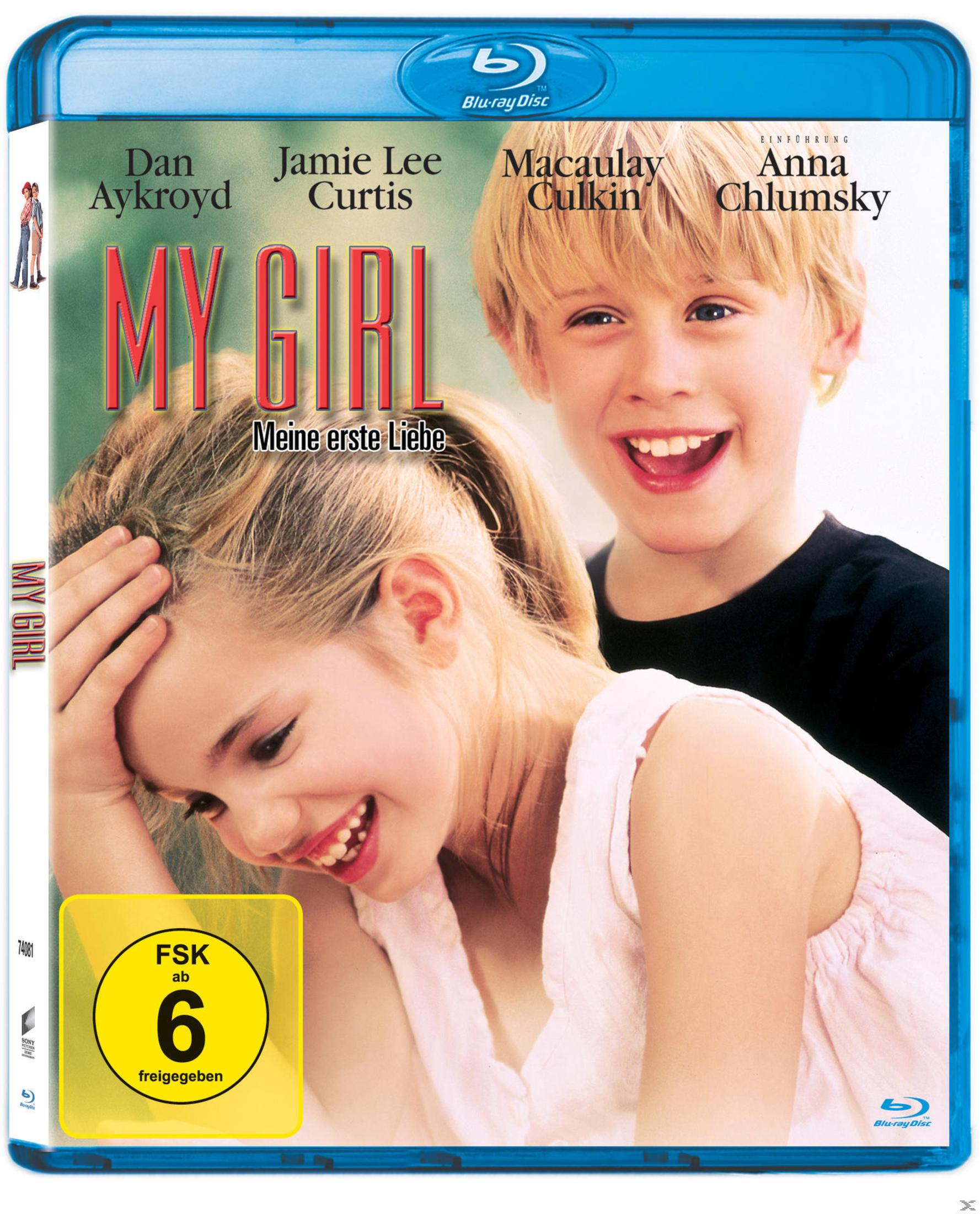 Copertina Blu-ray di 'My Girl' con le star Macaulay Culkin e Anna Chlumsky.