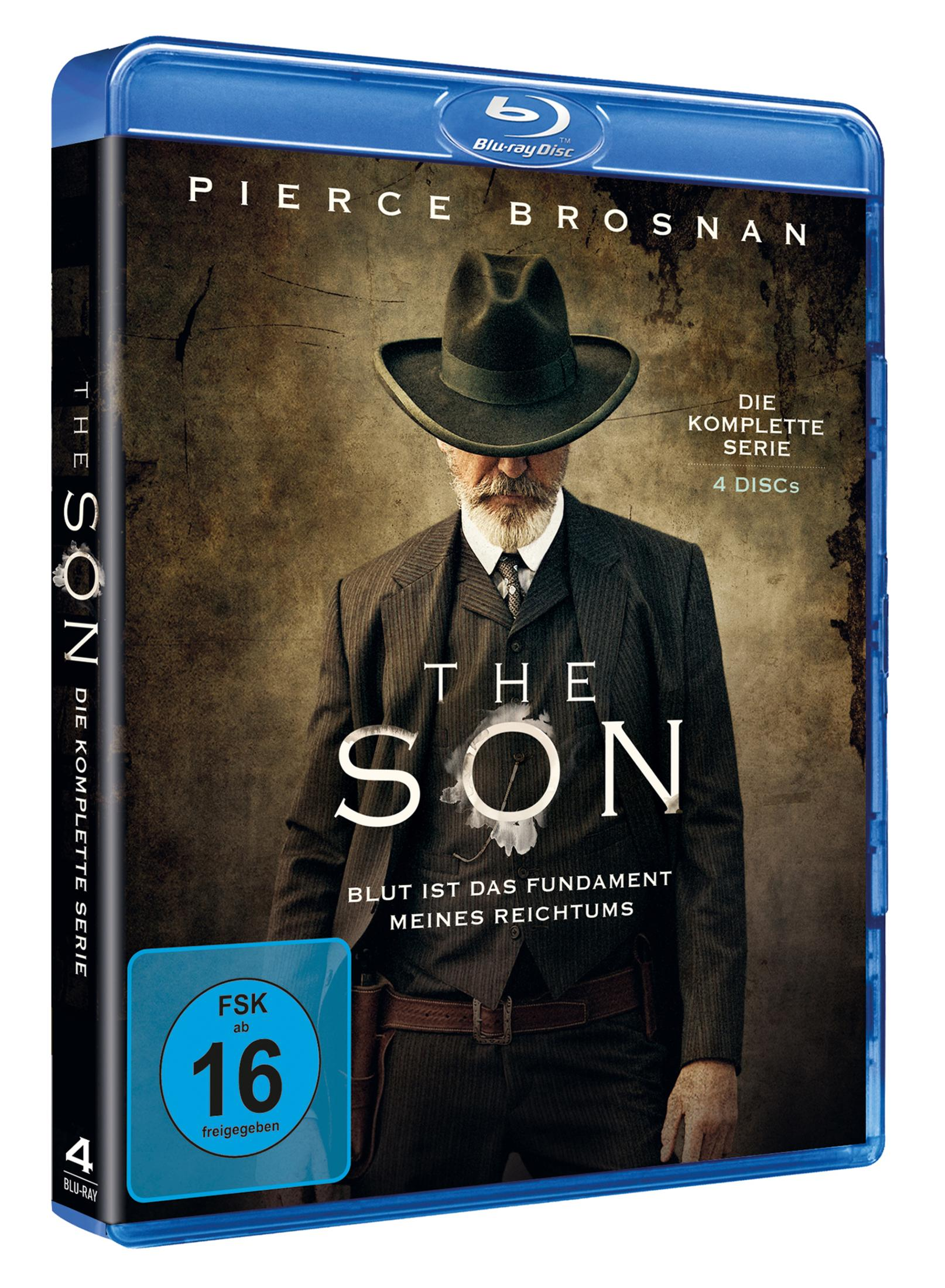 Custodia Blu-ray di 'The Son' con Pierce Brosnan, FSK 16.