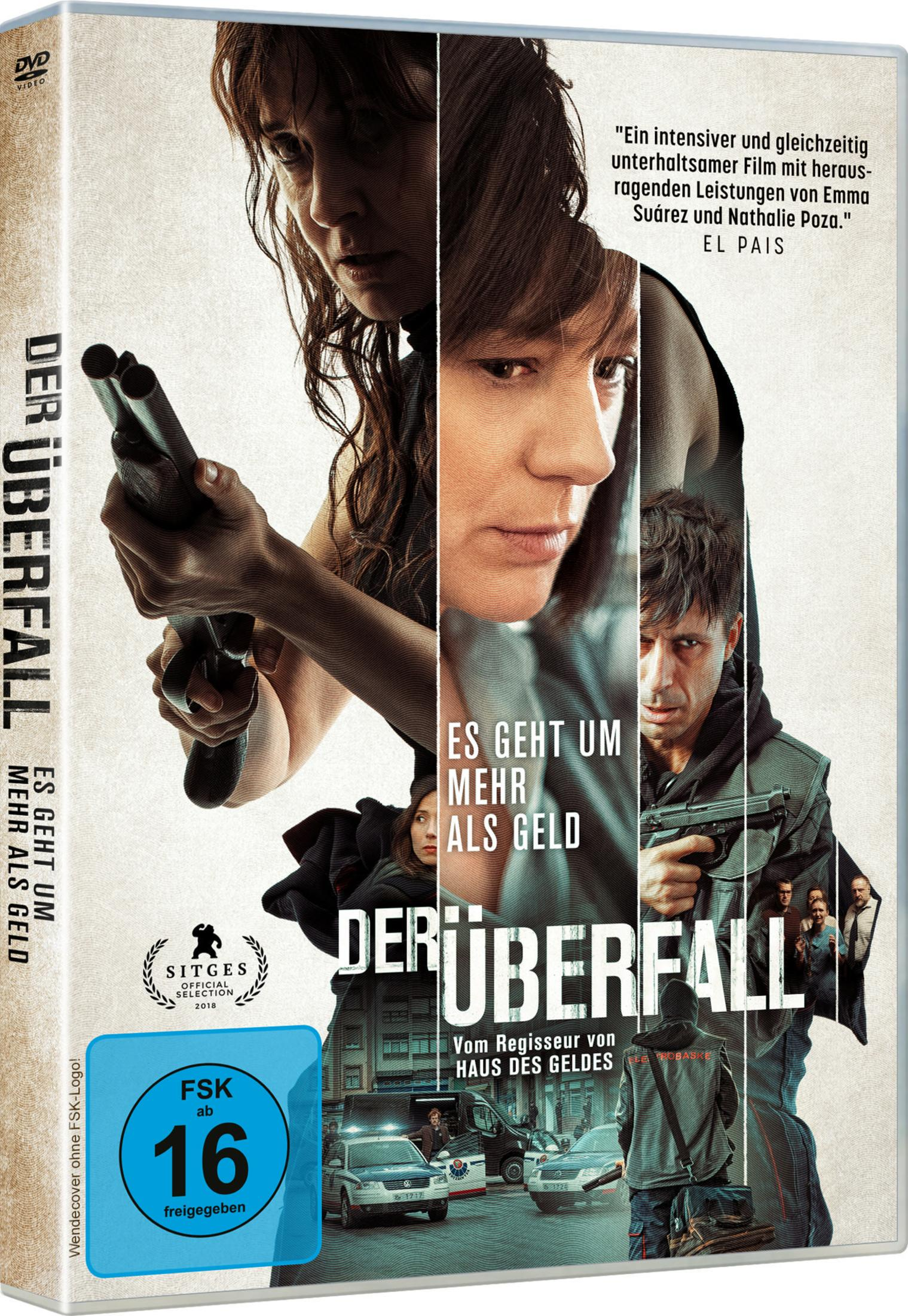 Copertina DVD: Donne con armi, uomini con pistole, poster "Der Überfall".