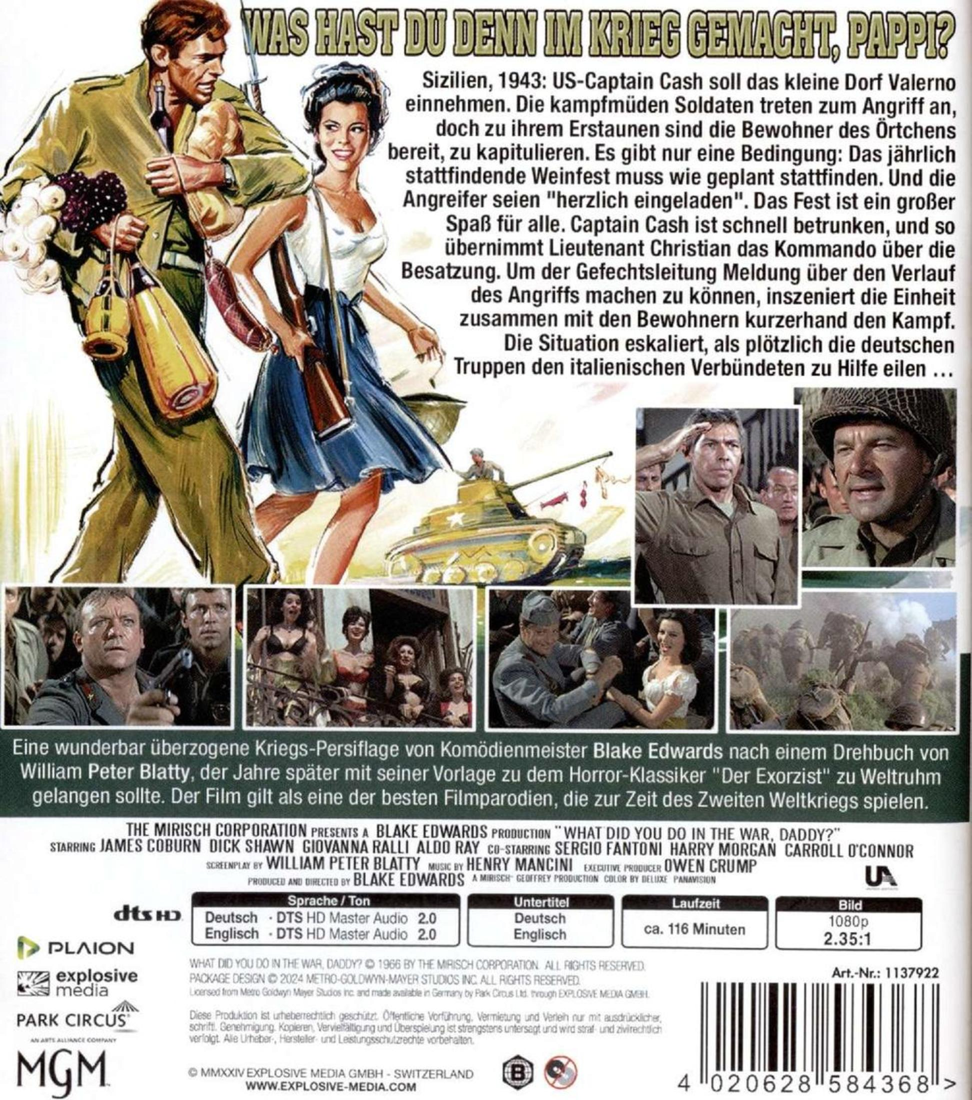 Poster del film: Soldato e donna con fucile, carro armato, scene