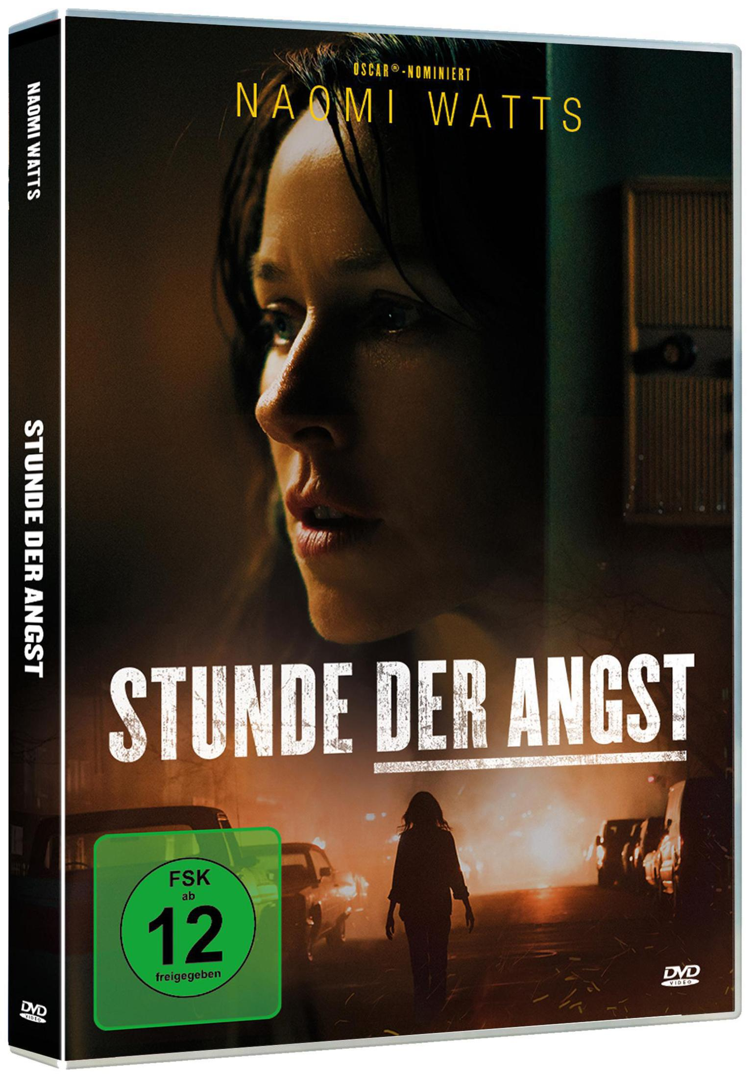 Copertina DVD: Naomi Watts, titolo 'Stunde der Angst', sigillo FSK 12.