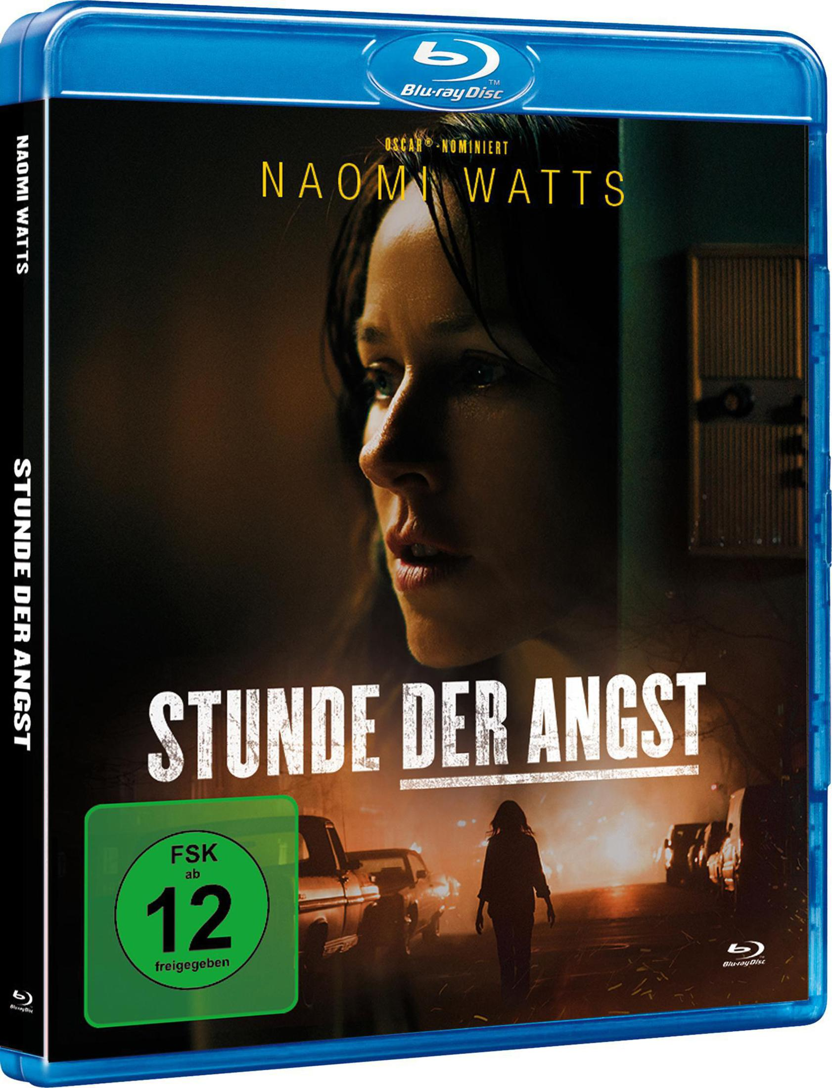 Copertina Blu-ray: Naomi Watts, titolo "Stunde der Angst", bollino FSK 12.