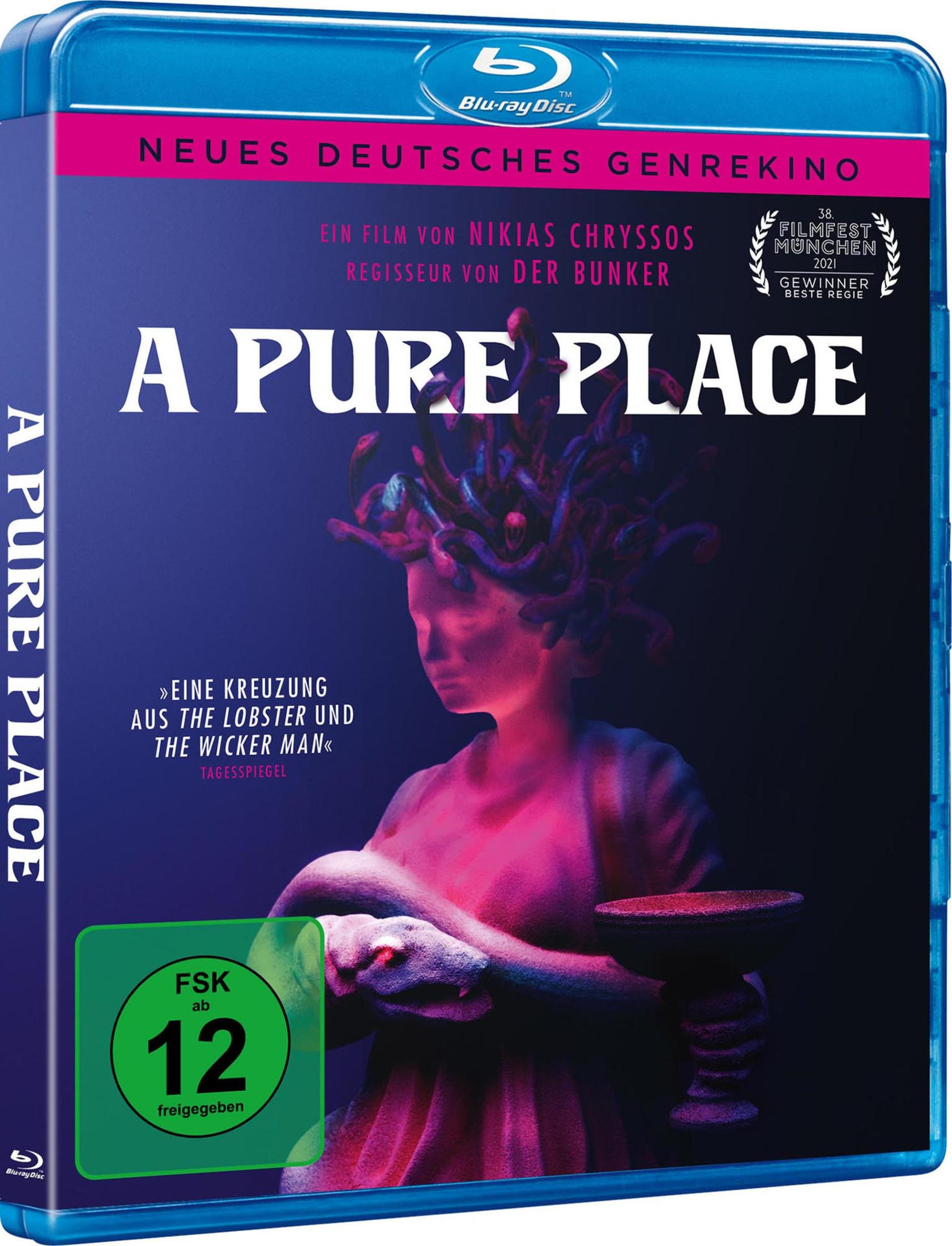 Blu-ray-Hülle mit Medusa-Motiv und FSK-12-Siegel.