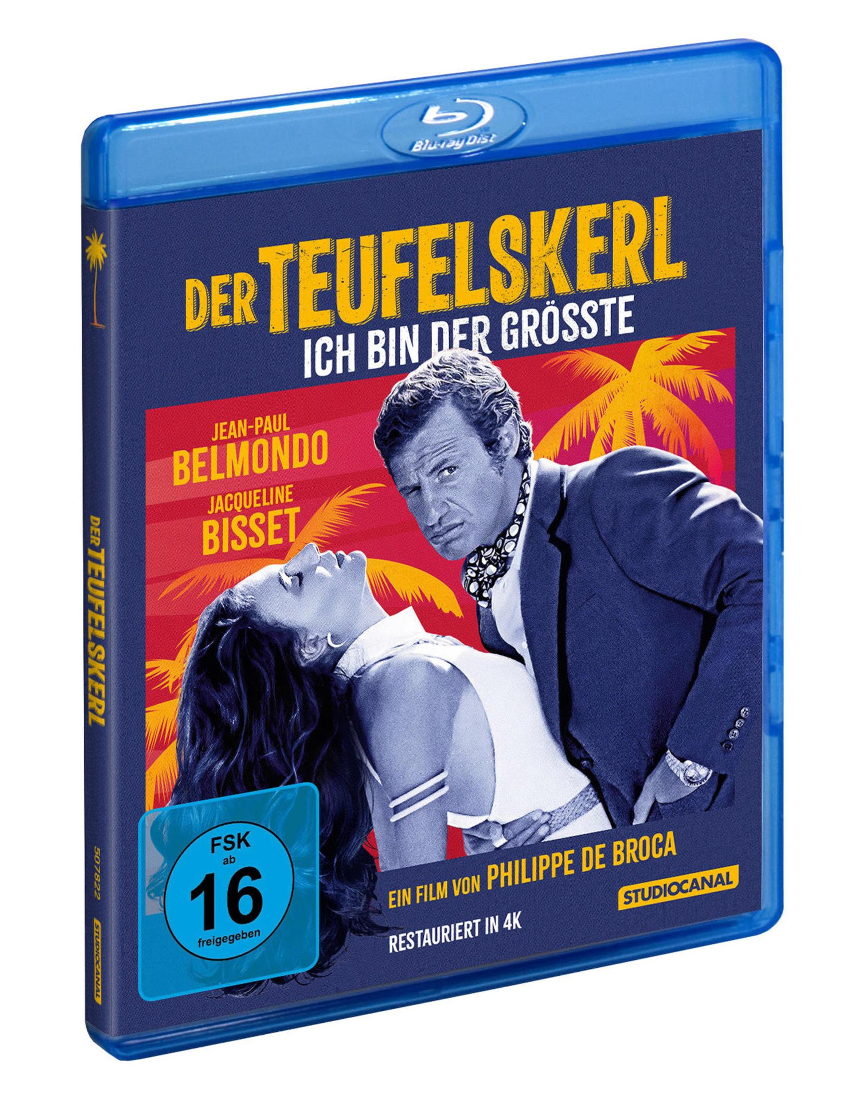 Blu-ray Cover: Jean-Paul Belmondo und Jacqueline Bisset, FSK 16.