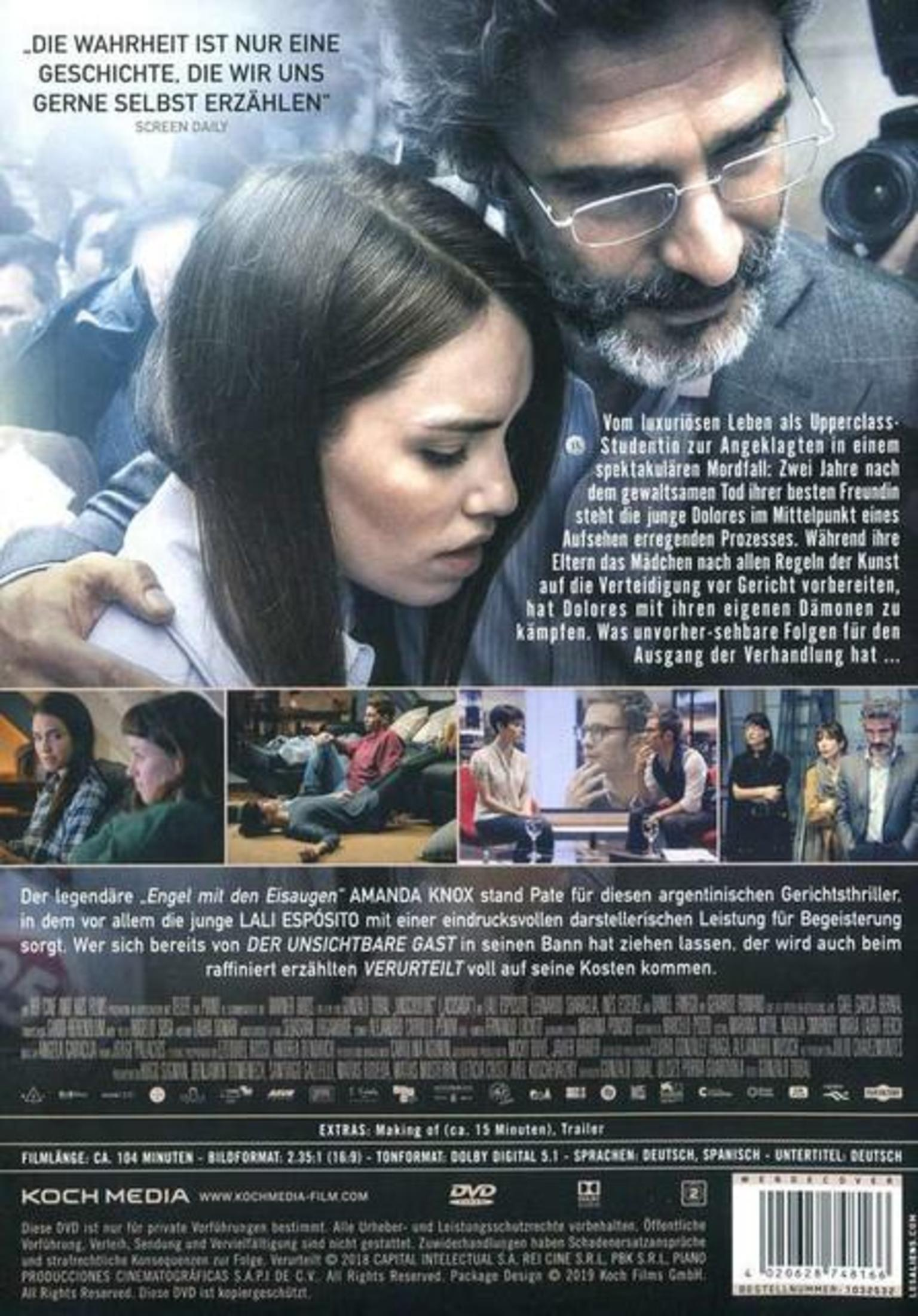 Poster film: Uomo con occhiali abbraccia donna. Immagini più piccole mostrano persone in aula.
