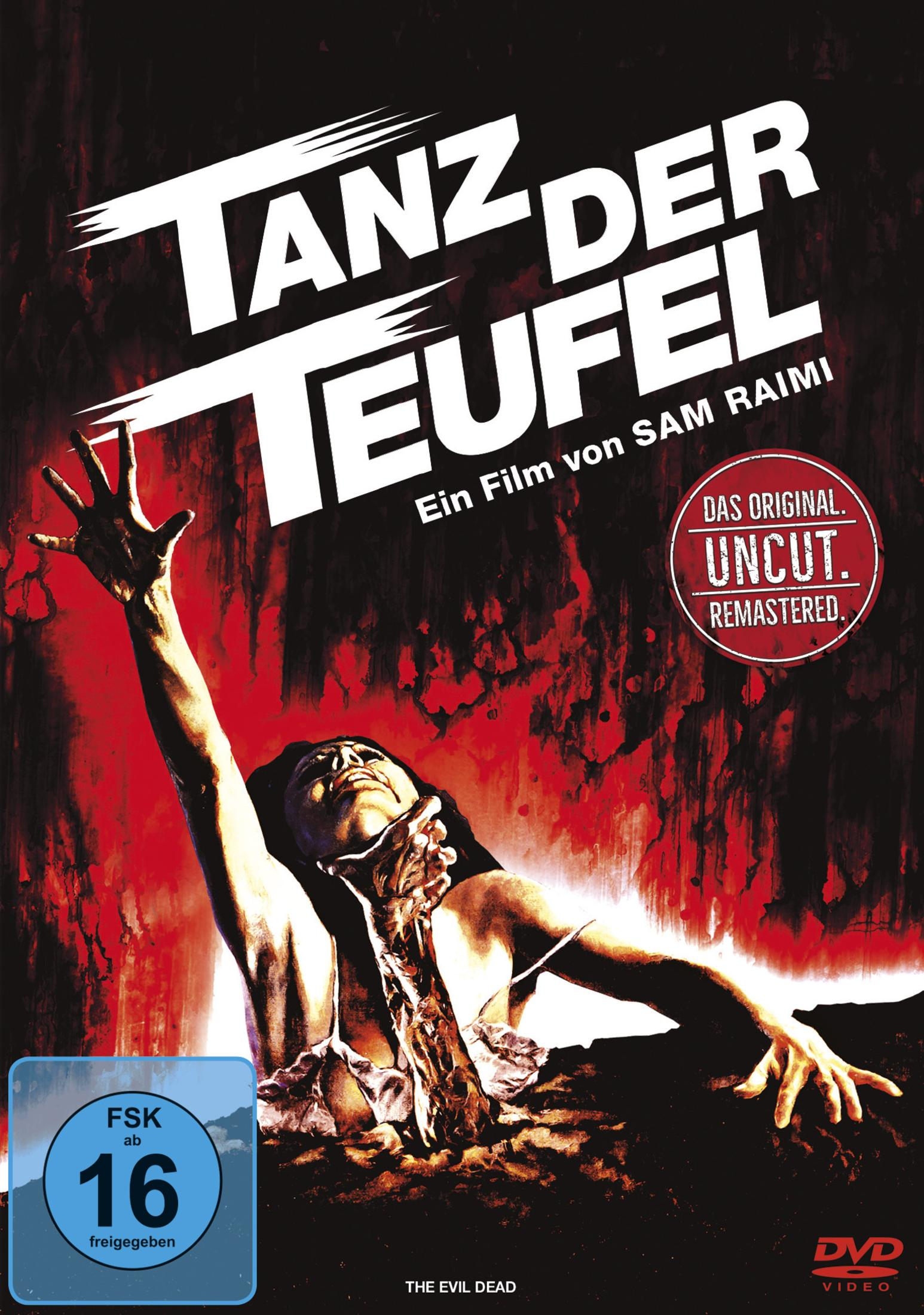 Copertina film horror con donna che si contorce e testo bianco.