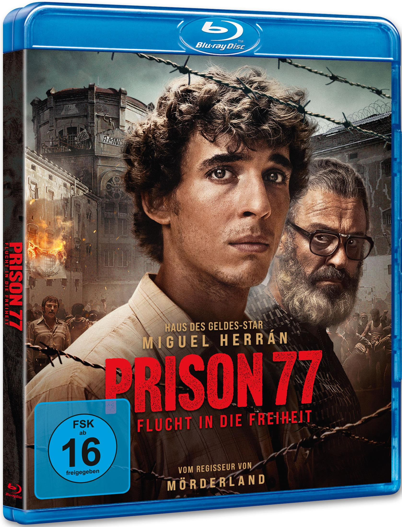 Copertina Blu-ray: Due uomini, prigione sullo sfondo, fiamme.