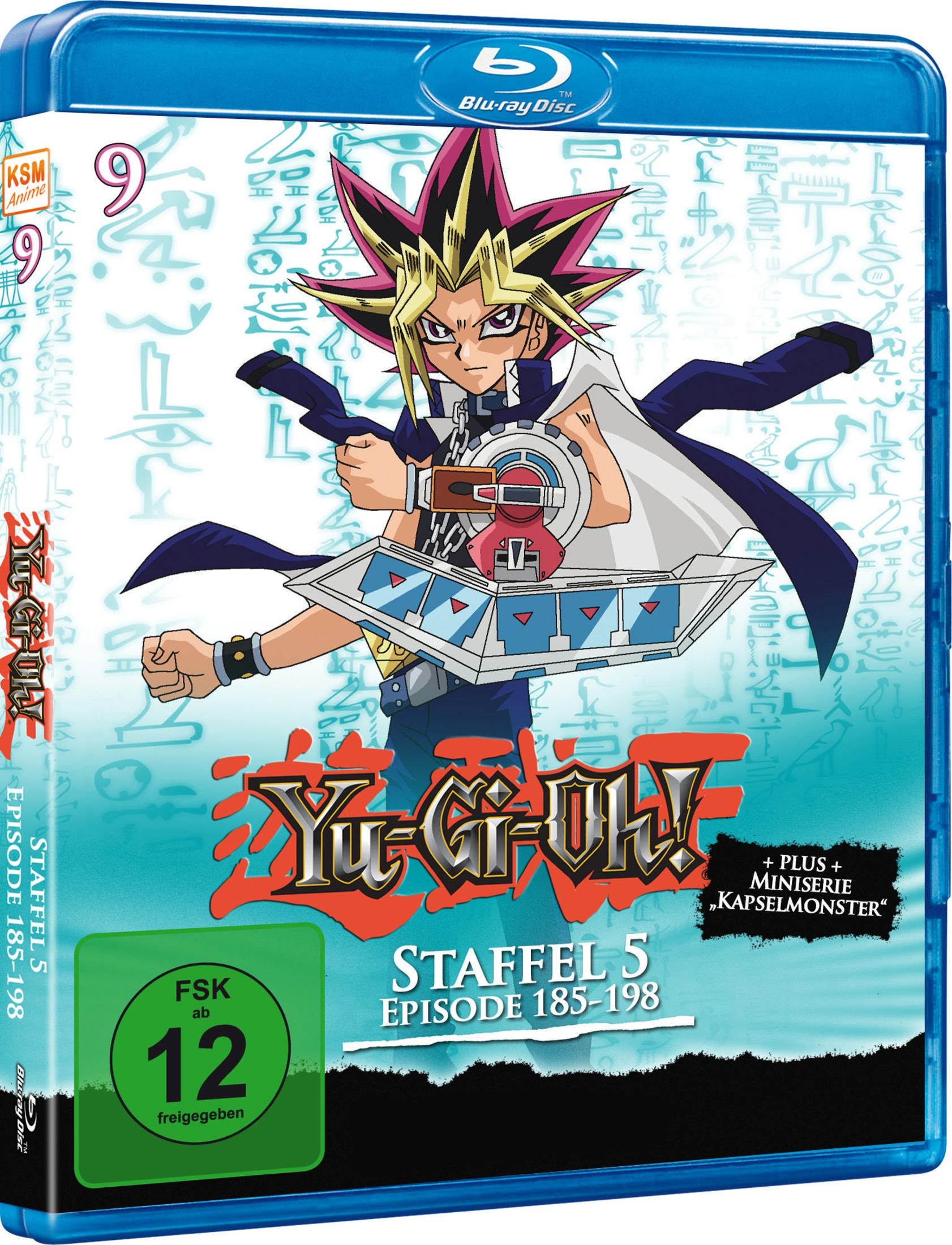 Custodia Blu-ray Yu-Gi-Oh! con Yugi Muto e sigillo FSK 12.