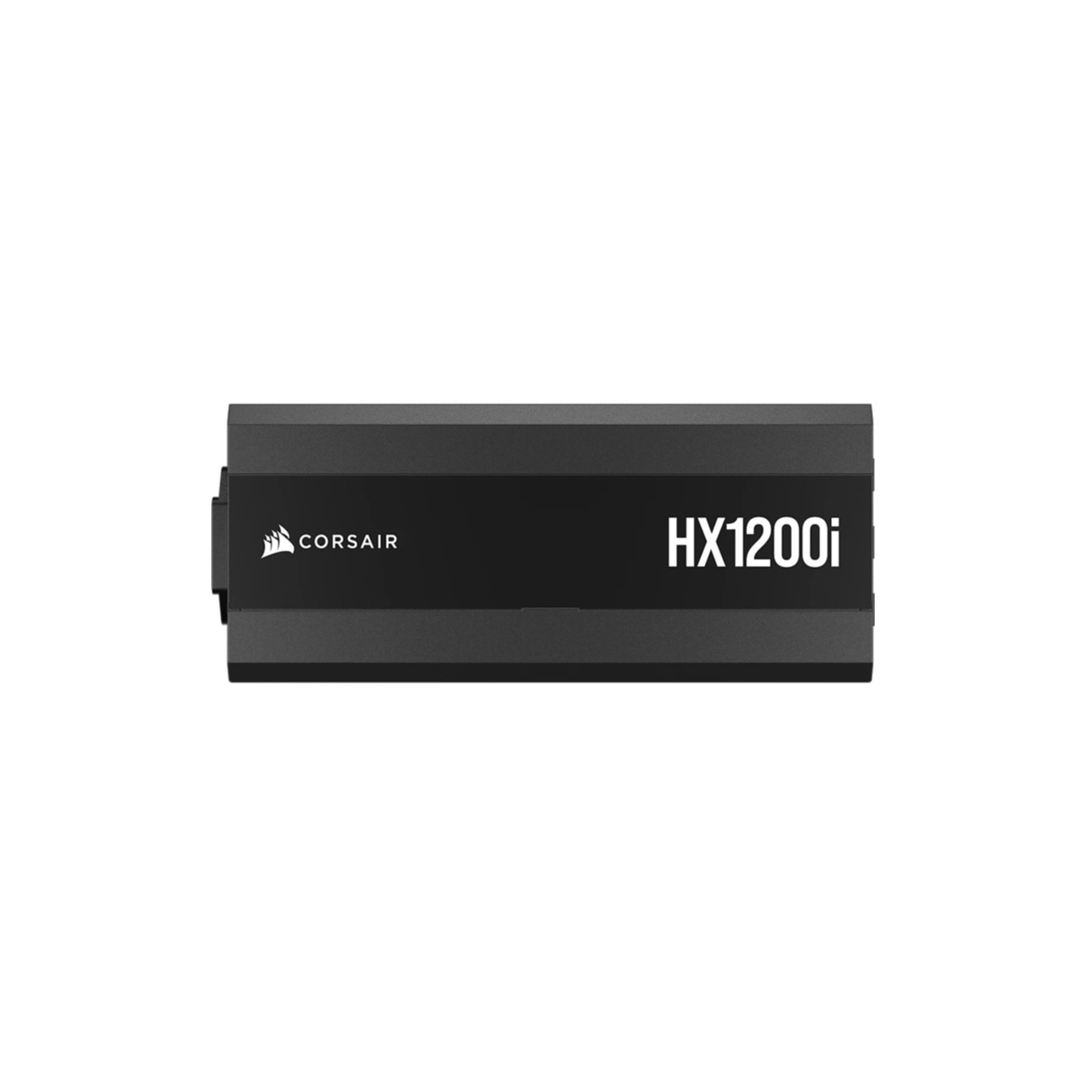 Zasilacz Corsair HX1200i z czarną obudową i logo.