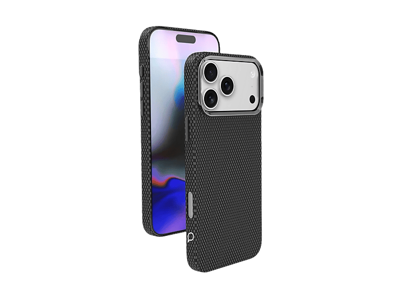 PIILI iPhone 17 Pro Max Kevlar Serisi Magsafe Dimetol Telefon Kılıfı Siyah