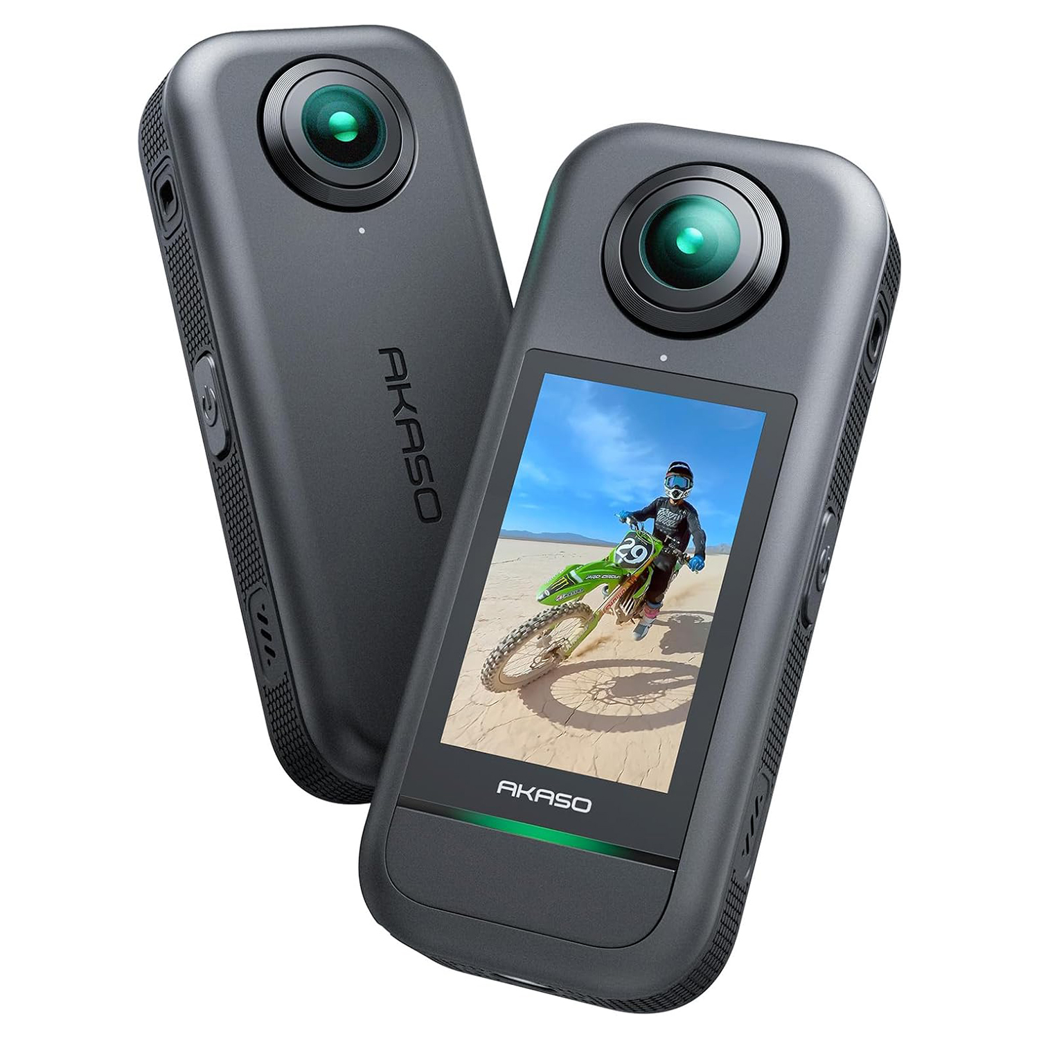 AKASO 360 Standart Combo 5.7K 360° Video 48MP Sensör 72MP 360° Fotoğraf AI Takip Aksiyon Kamerası