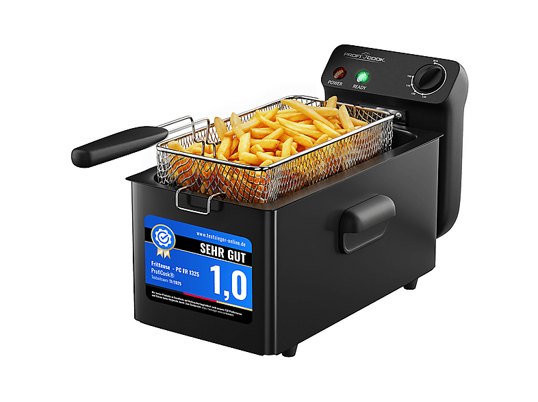 PROFICOOK PC-FR 1325 Fritteuse 2000 Watt Schwarz