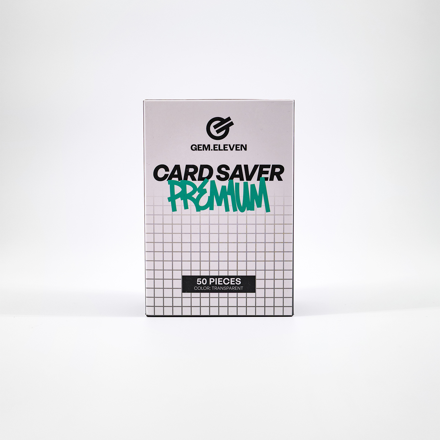 Eine Packung Karten-Schoner von Gem.Eleven, 50 Stück, transparent.