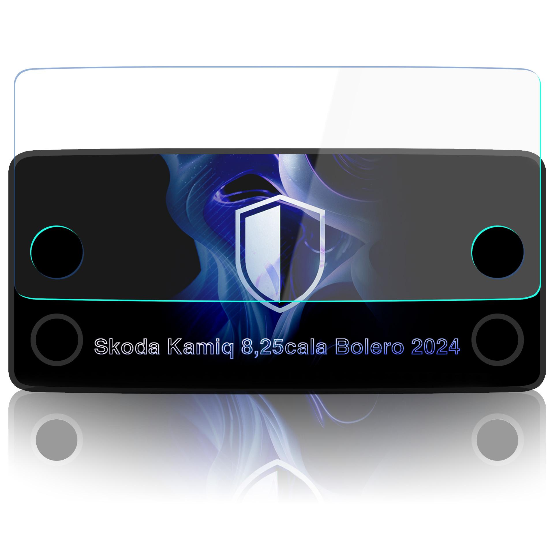 Ochraniacz ekranu do Skoda Kamiq z logo tarczy.