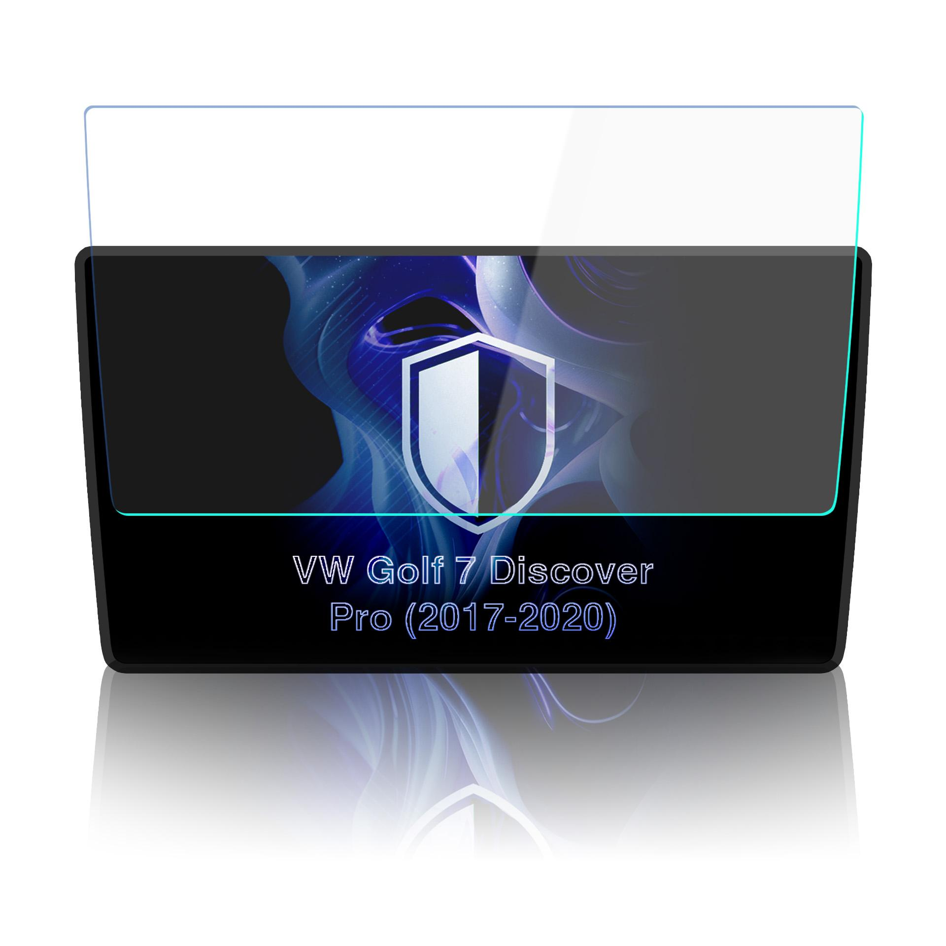 Folia ochronna na ekran VW Golf 7 Discover Pro (2017-2020) z logo.