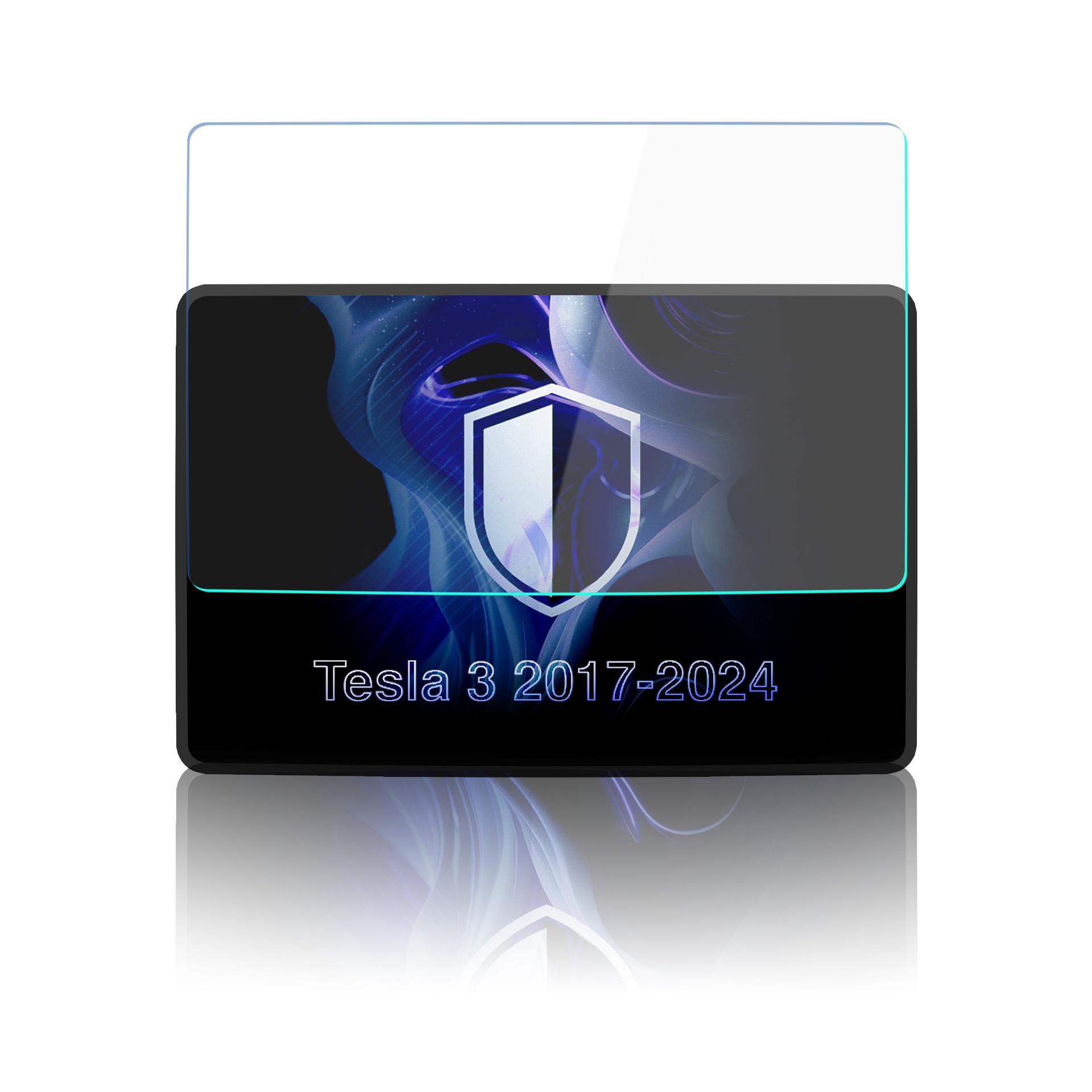 Folia ochronna na ekran do Tesla 3 (2017-2024) z tarczą.