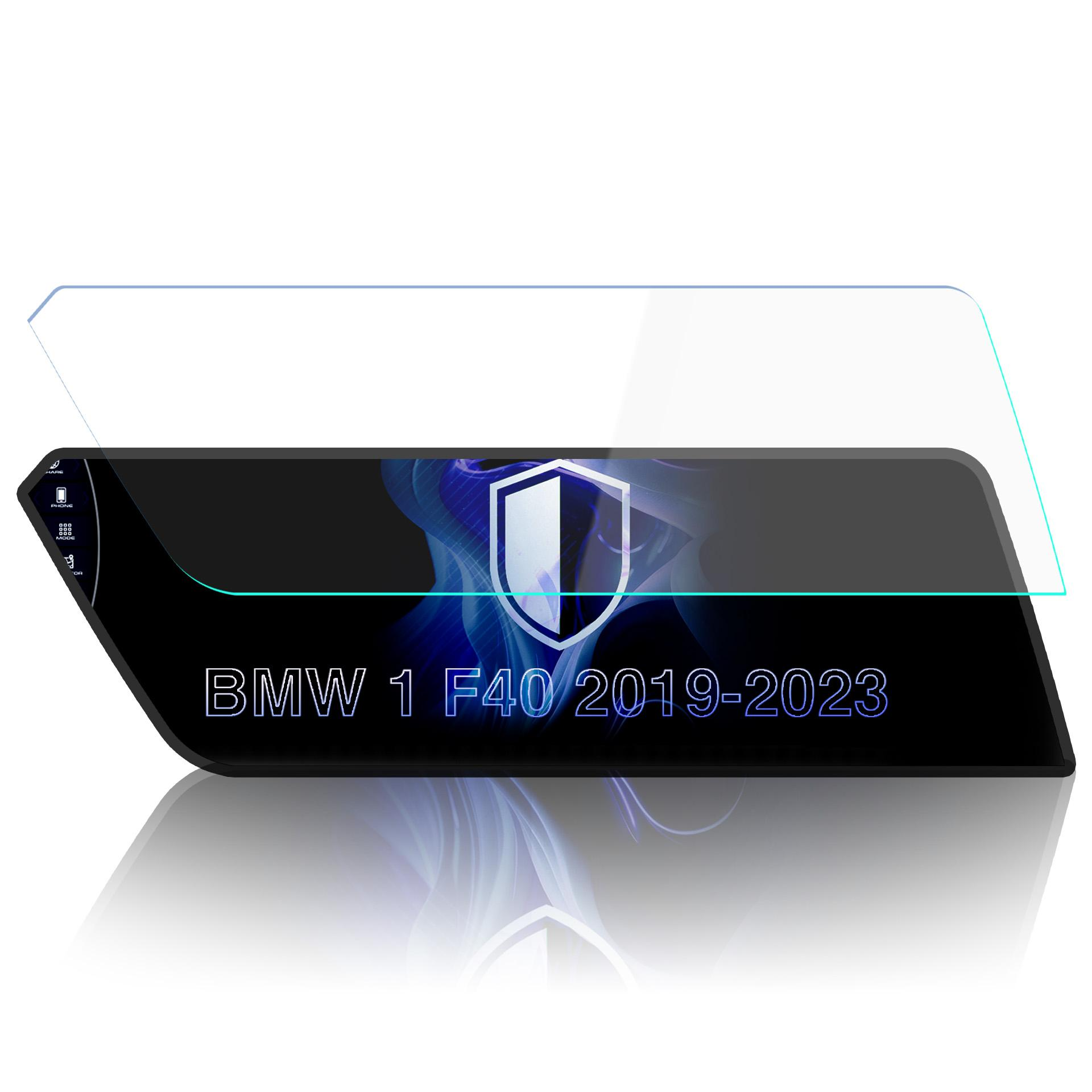 Folia ochronna na ekran do BMW 1 F40 (2019-2023) z logo tarczy.