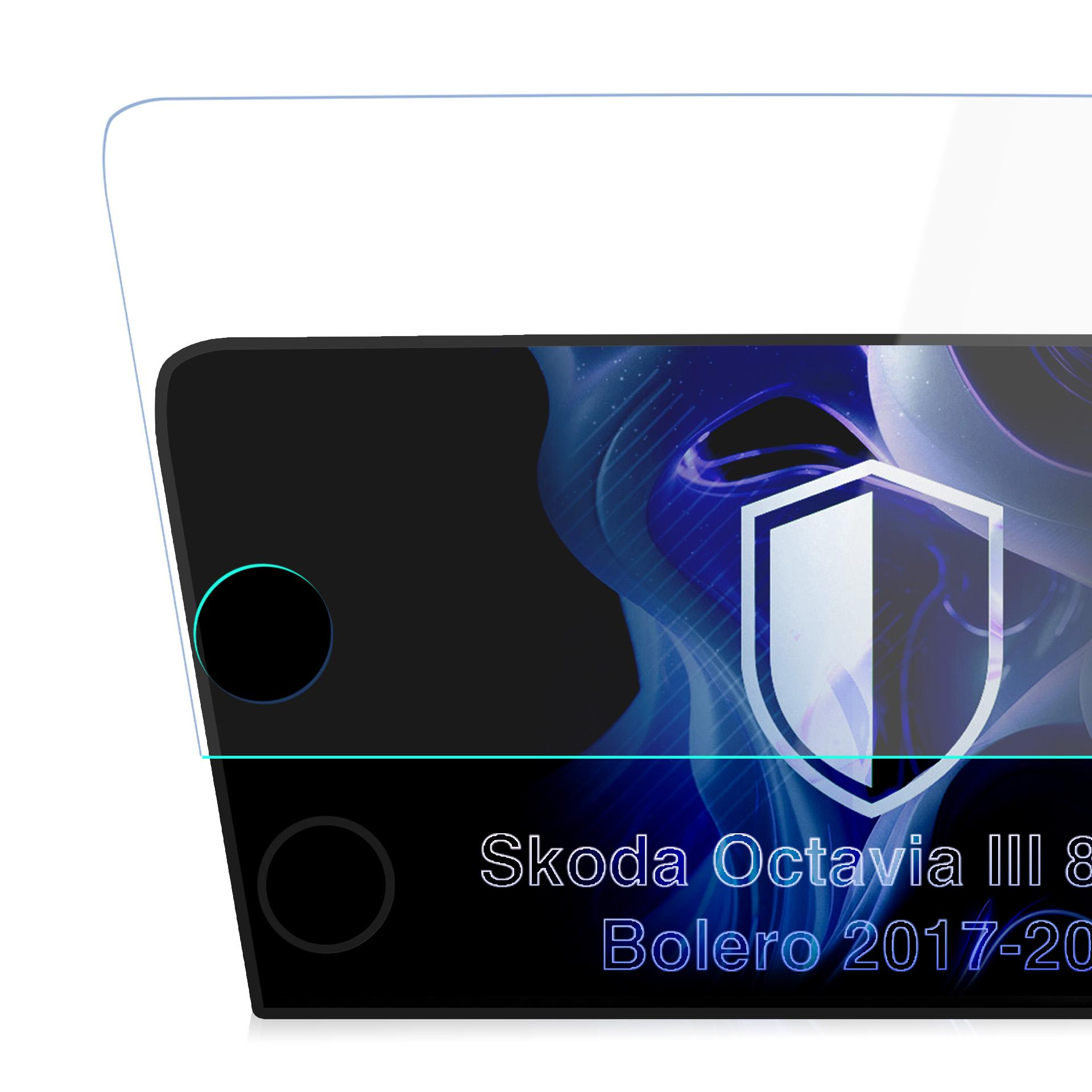 Folia ochronna na ekran Skoda Octavia III 8" Bolero 2017-20.