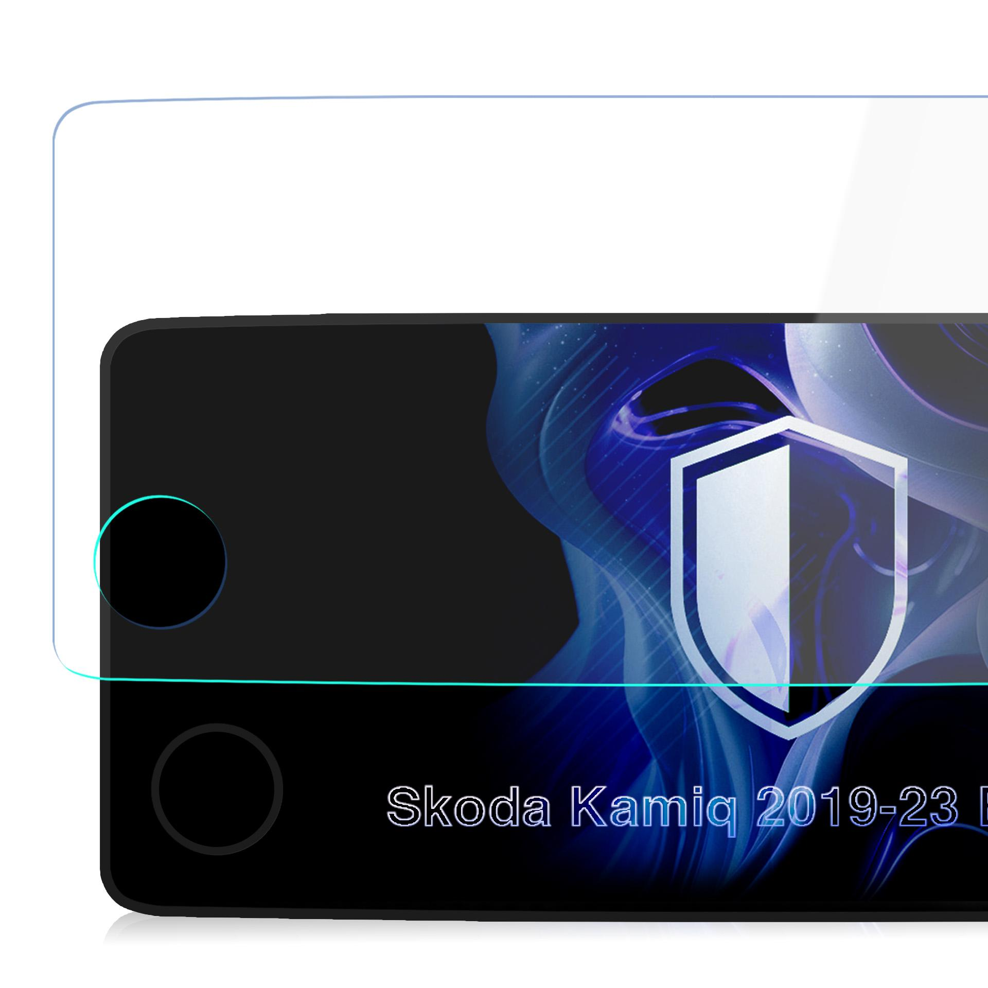 Ochraniacz ekranu do Skoda Kamiq 2019-23 z ikoną.