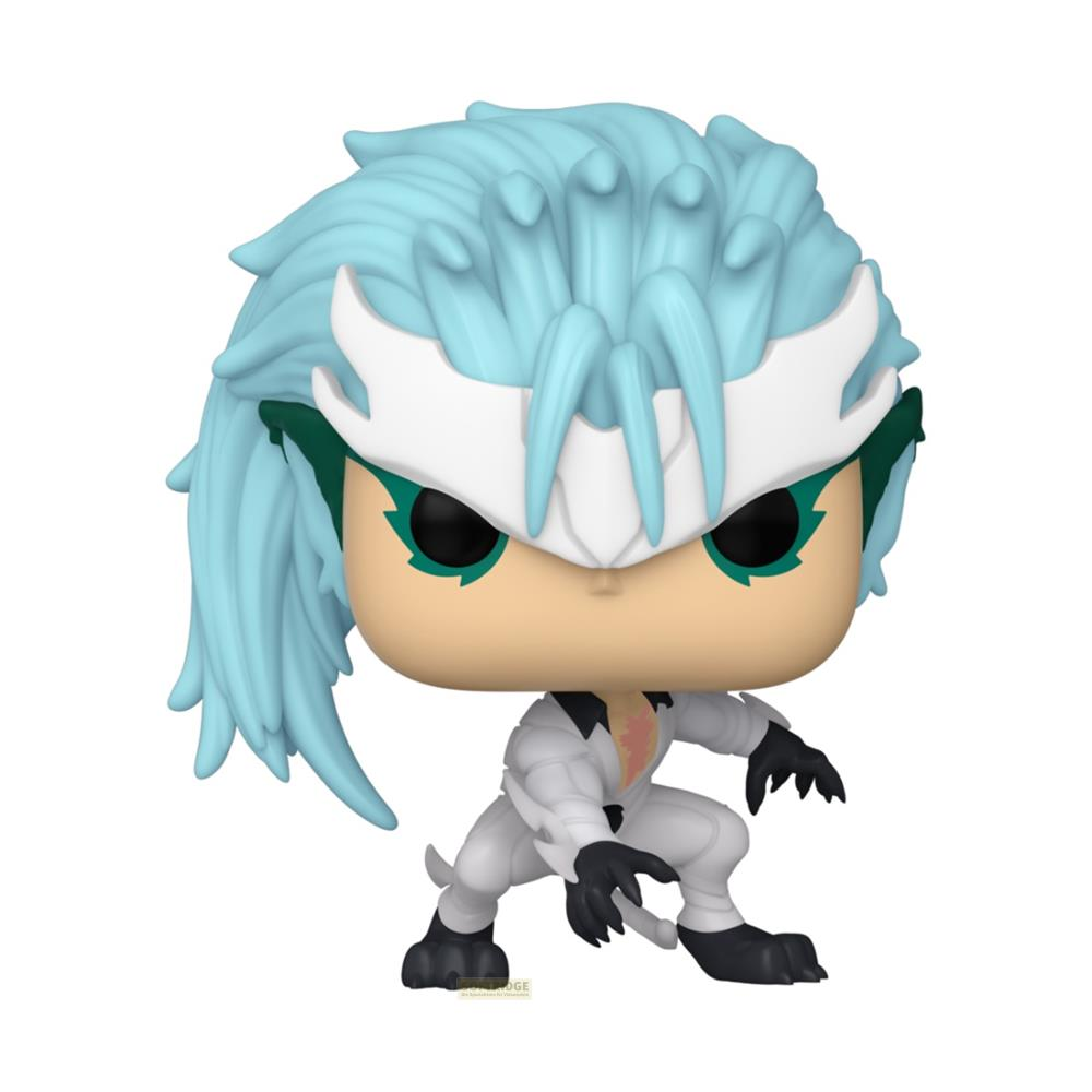 Una figura blanca con pelo azul claro y una diadema blanca.