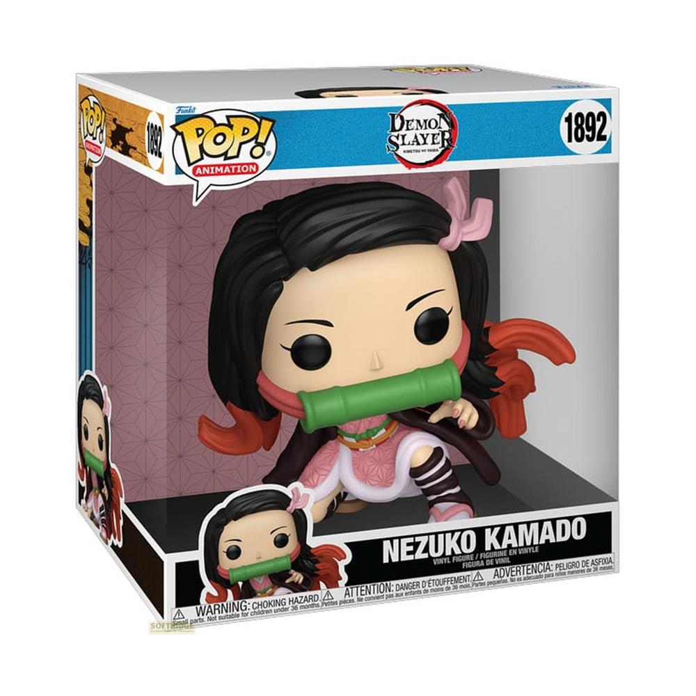 Figura Funko Pop de Nezuko Kamado en caja, temática de Demon Slayer.